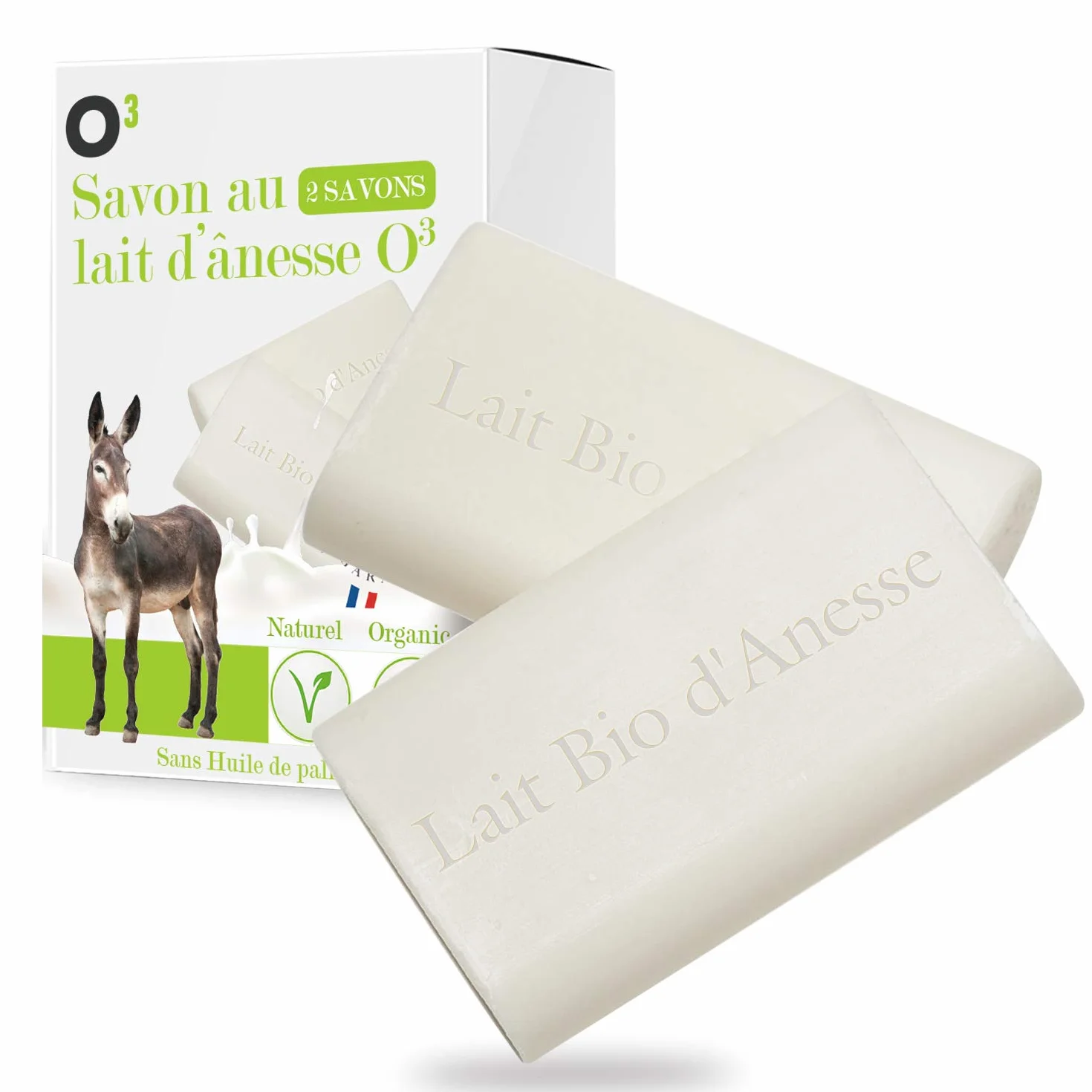 Savon au Lait Bio d'Anesse 100% Naturel Anti ride Anti Acné 2x100g