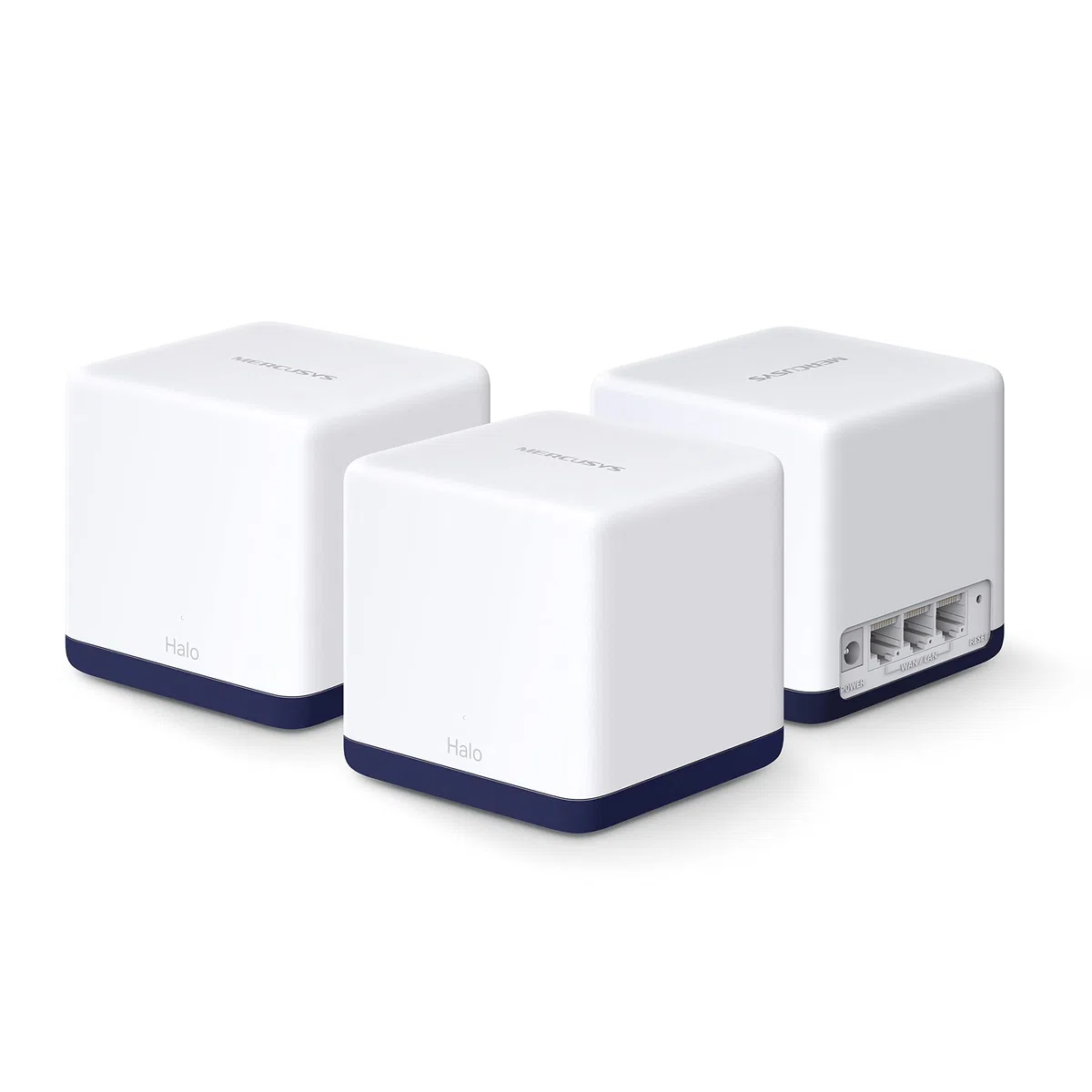 MERCUSYS Système Wi-Fi maillé pour toute la maison Mercusys AC1900, couverture jusqu'à 6 000 pi² (550 m²), connectez plus de 100 appareils, Wi-Fi double bande, contrôle facile par application, Halo H5
