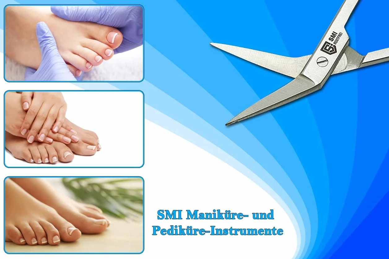 Ciseaux à Ongles de Pieds Extra Long Acier Inoxydable 16 cm – Pour Ongles Incarnés et Épais – Poignée Ergonomique