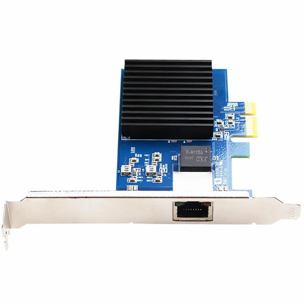 Carte Réseau PCIe NIC 10Gb avec Puce RTL8127, Port RJ45, Acquisition de Vision PCI-Express X1 pour, pour Win10/Win 11.