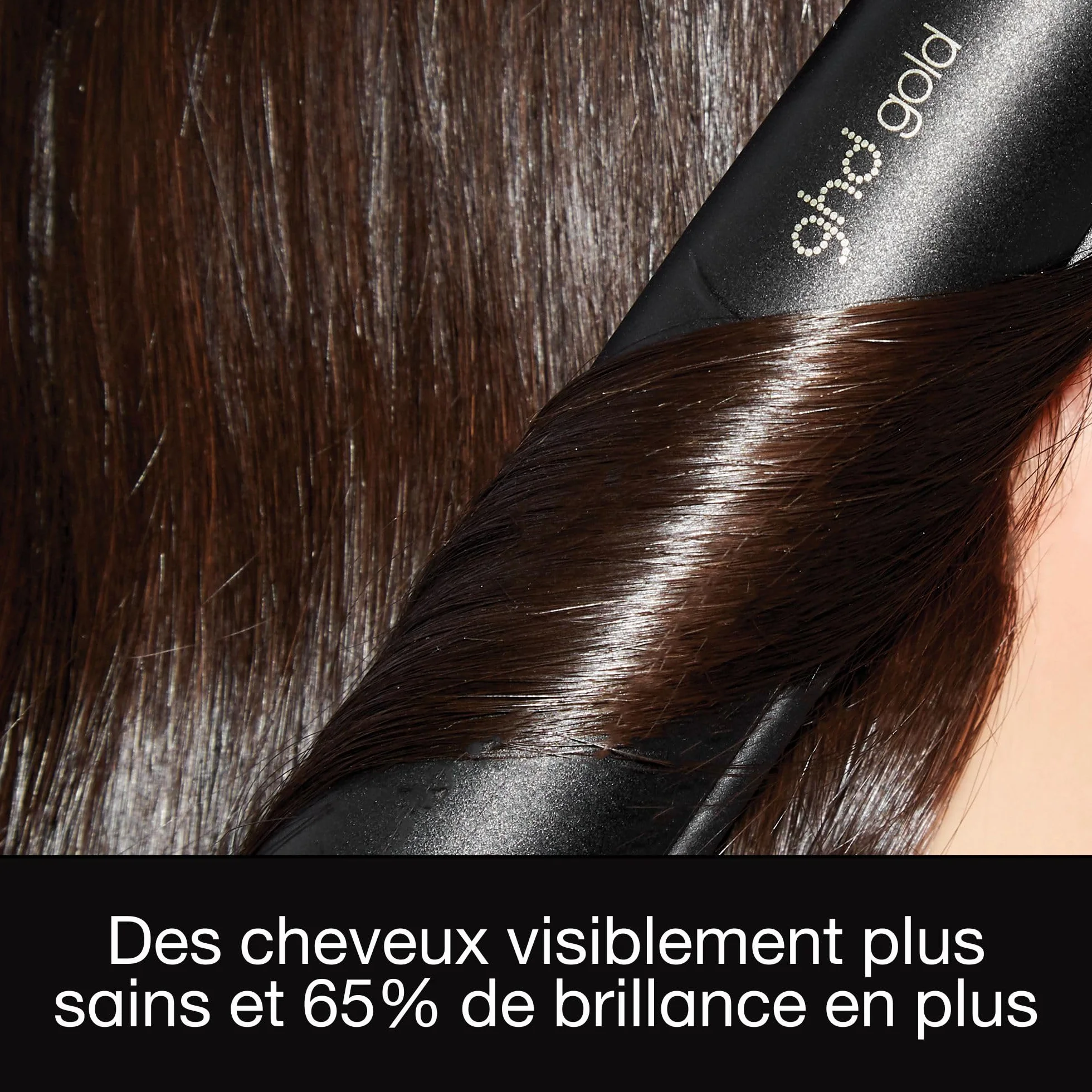 ghd Gold Lisseur Cheveux Fer à Lisser Professionnel 65% Plus Brillants Design Arrondi