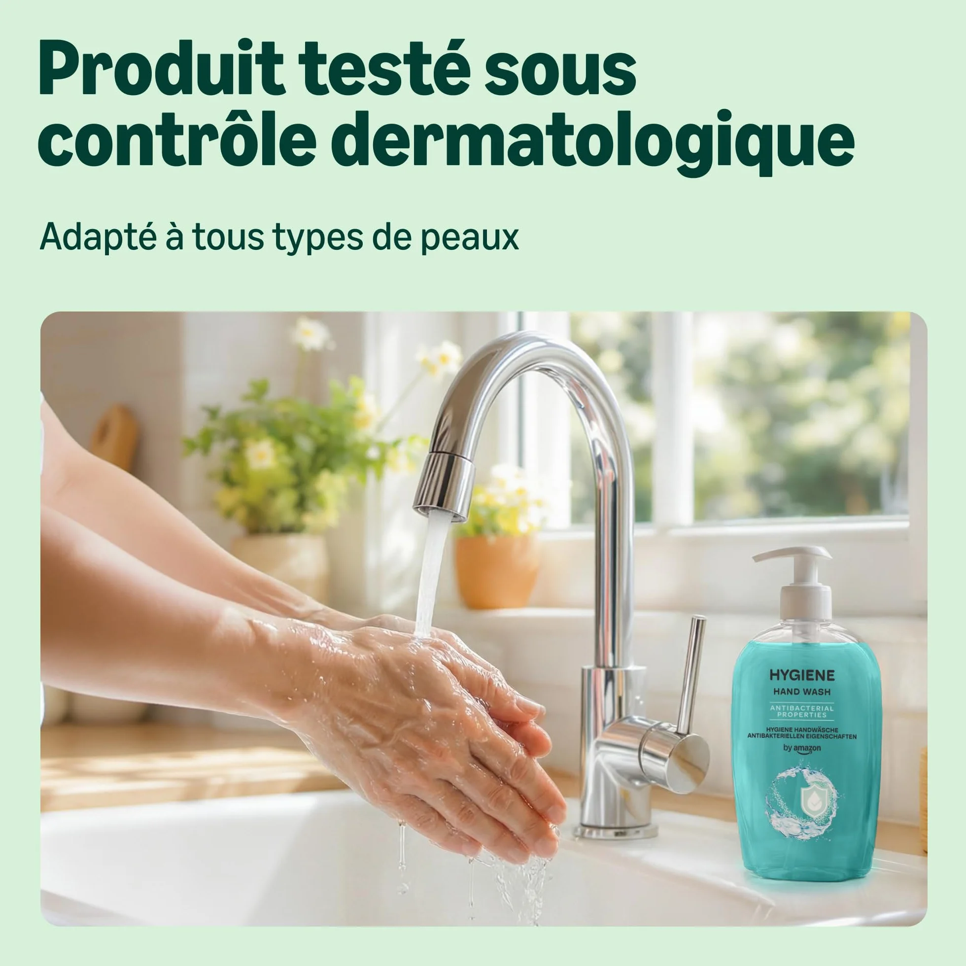 Amazon Nettoyant pour les mains Hygiène 4 x 500 ml
