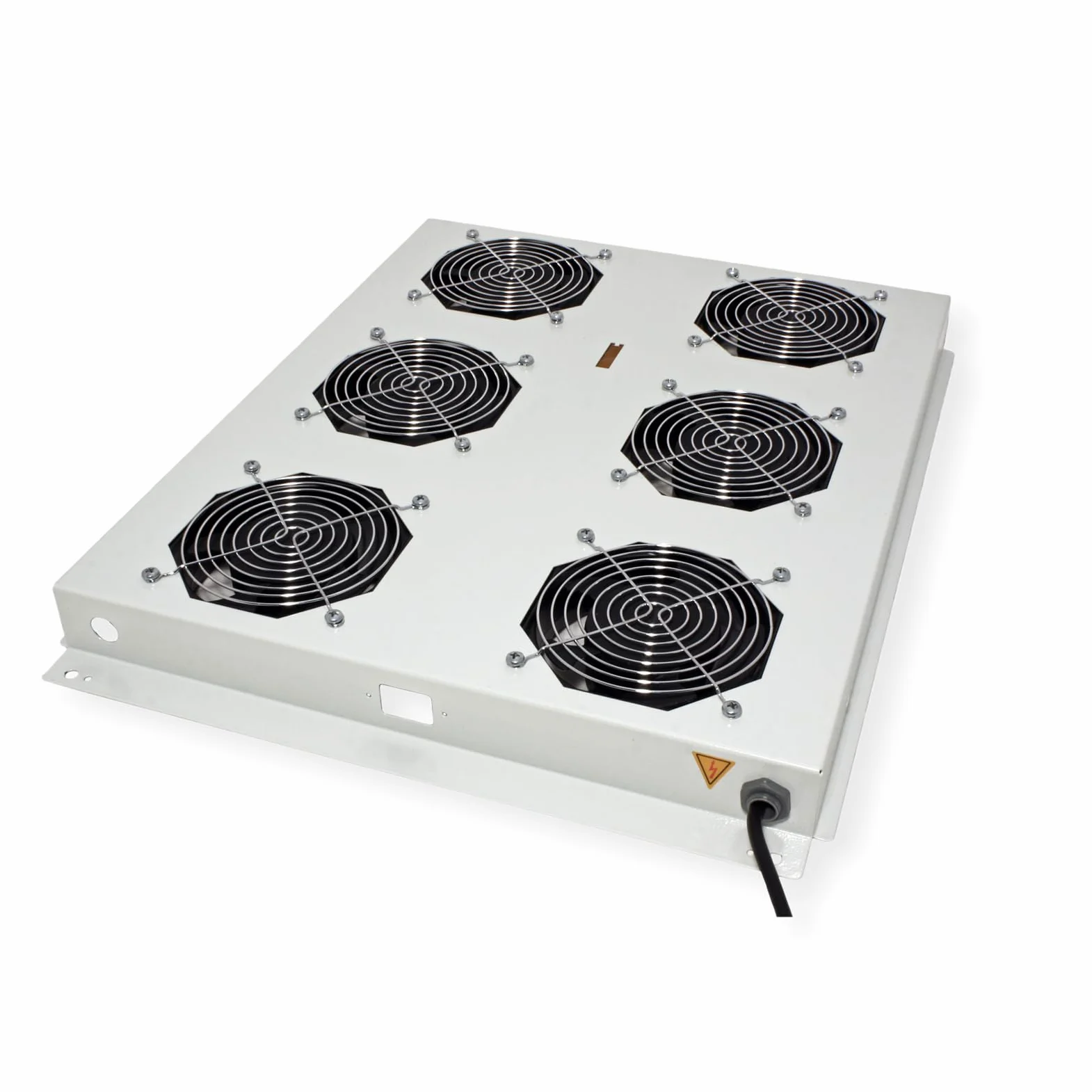 ROLINE Unité de Ventilation de Toit 19 Pouces 6 Ventilateurs, on/Off pour Armoire Serveur Gris
