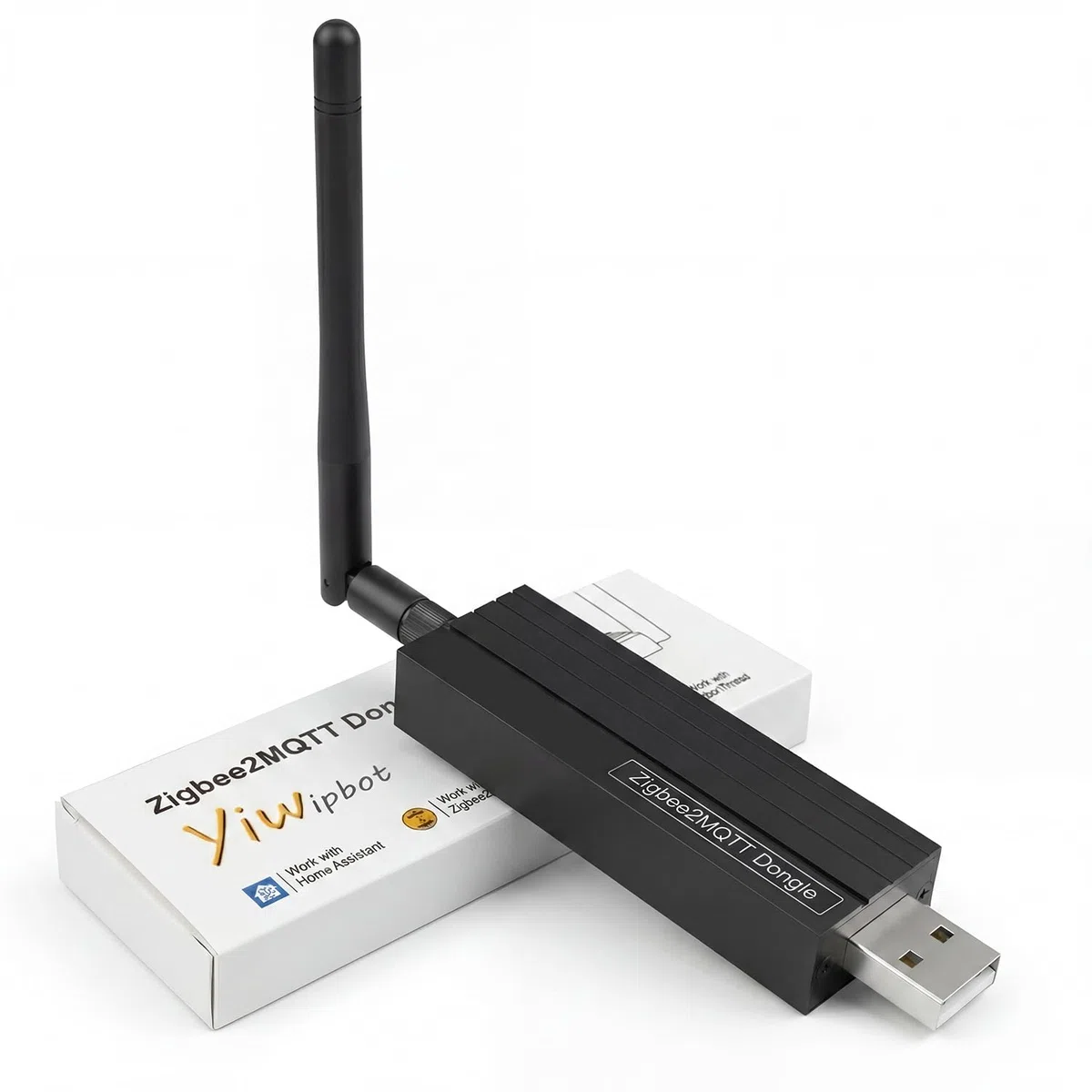 Zigbee 3.0 USB Dongle-P Gateway, TI CC2652P+CP2102N Dual-Chip, Passerelle USB Zigbee universelle avec antenne pour Home Assistant, OpenHAB, ZHA, Zigbee2MQTT