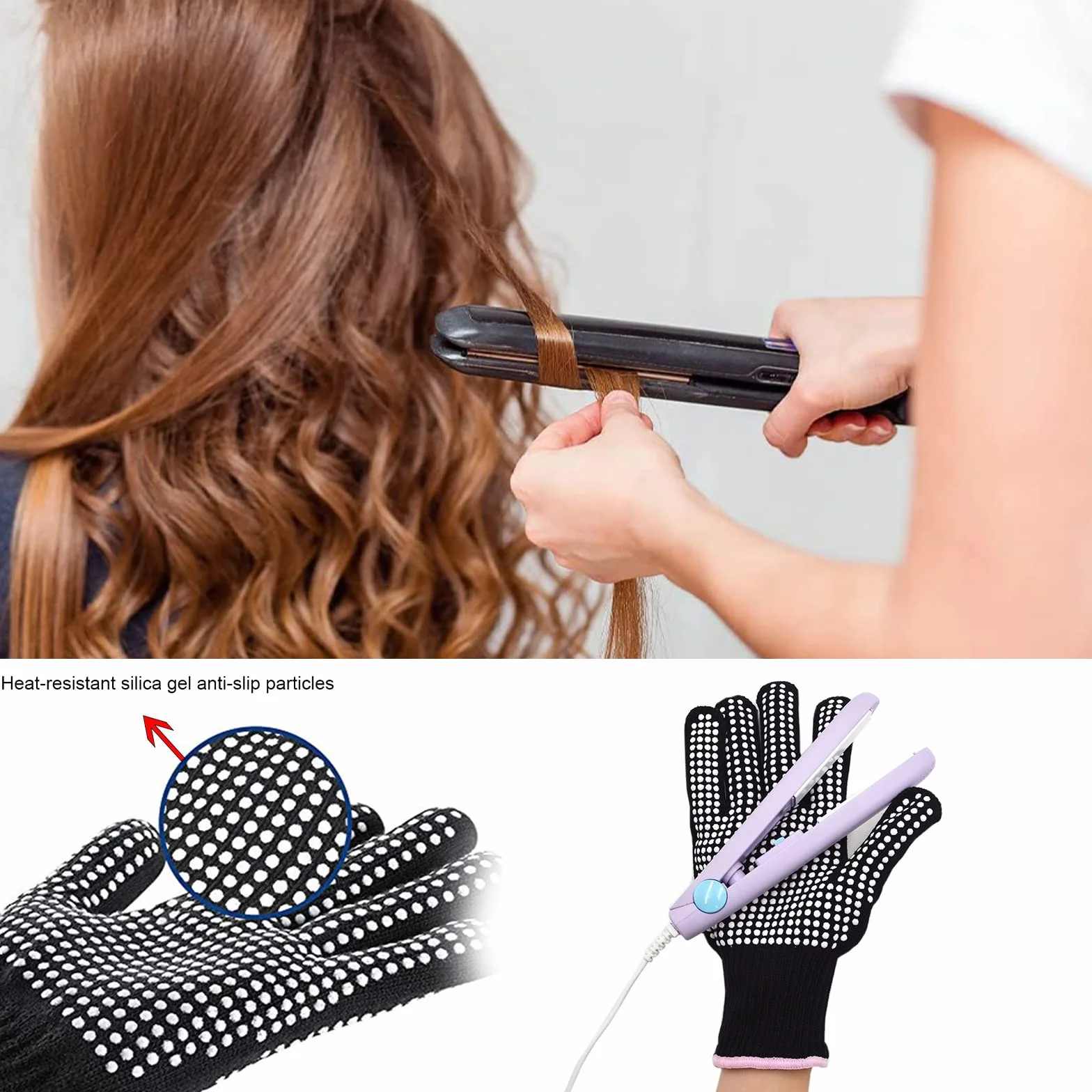Cerioll Heat Resistant Thermal Hairdressing Gloves