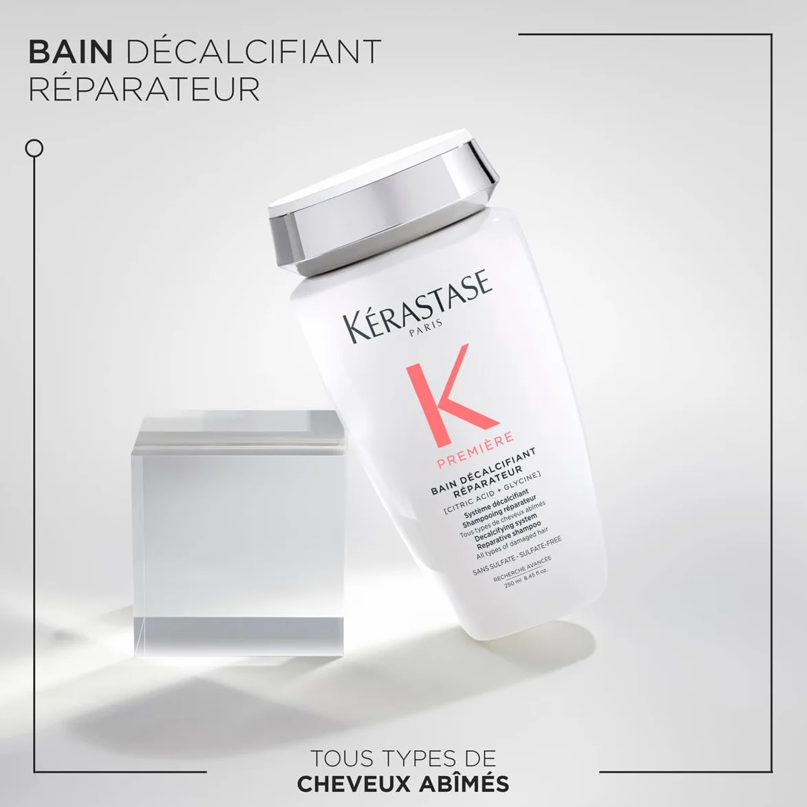 KÉRASTASE Première Routine Ultra-Réparatice Cheveux Abîmés Répare La Fibre En Profondeur Acide Citrique & Glycine Sans Sulfate