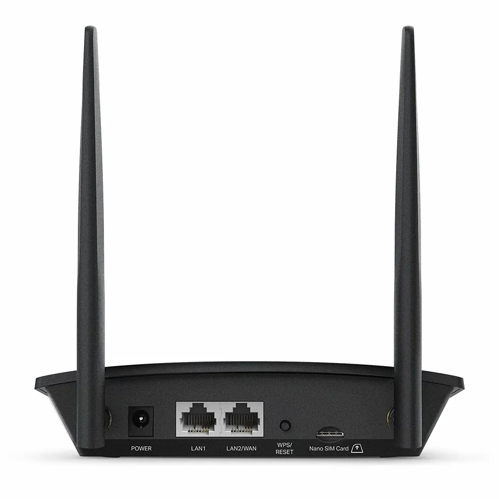 TP-Link TL-MR100 Routeur sans Fil N 4G LTE 300 Mbps, Prend en Charge jusqu'à 32 appareils, routeur 4G avec Fente SIM, Mode WiFi, contrôle Parental, réseau invité, cryptage pour réseau sécurisé
