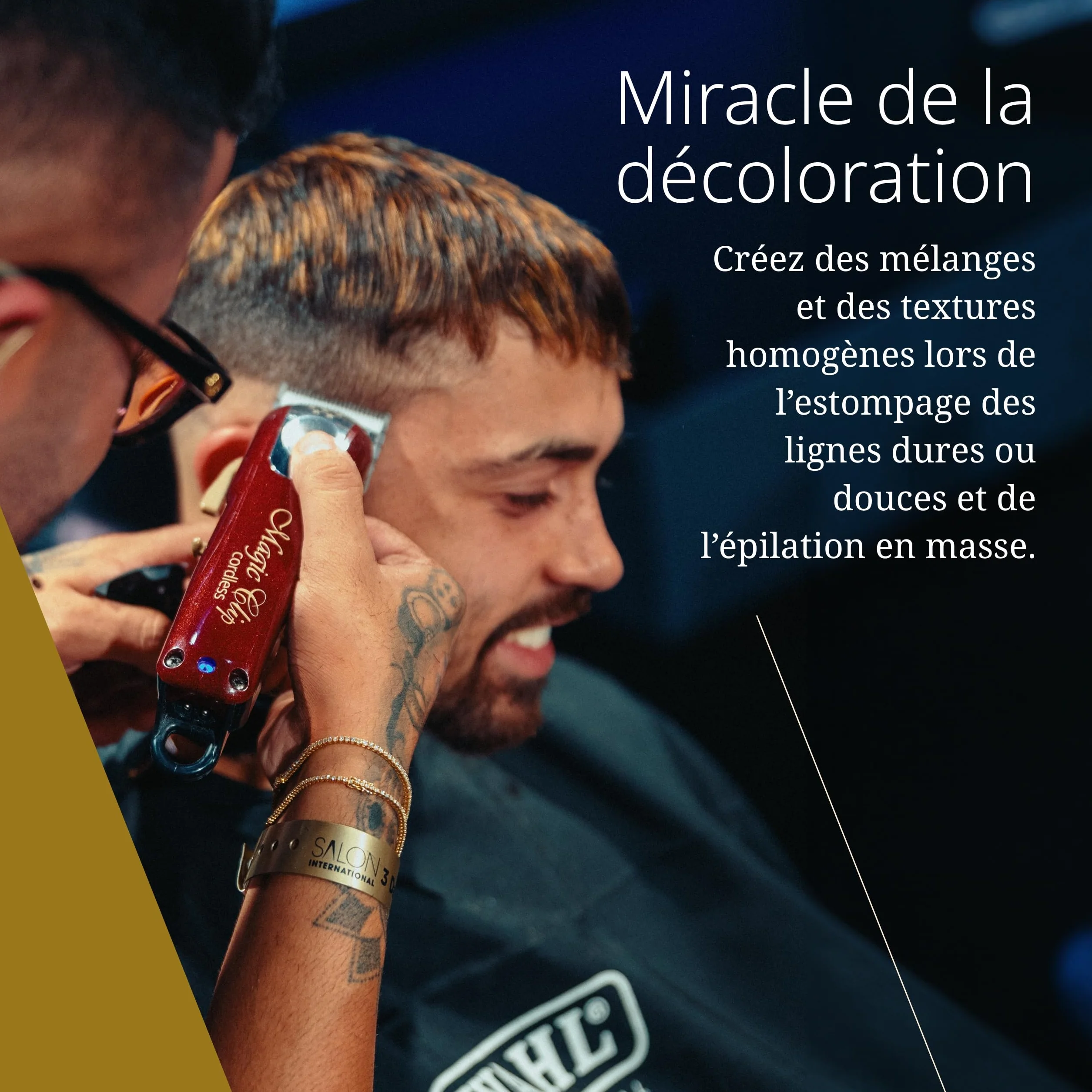 Wahl Magic Clip Tondeuse à cheveux sans fil rouge