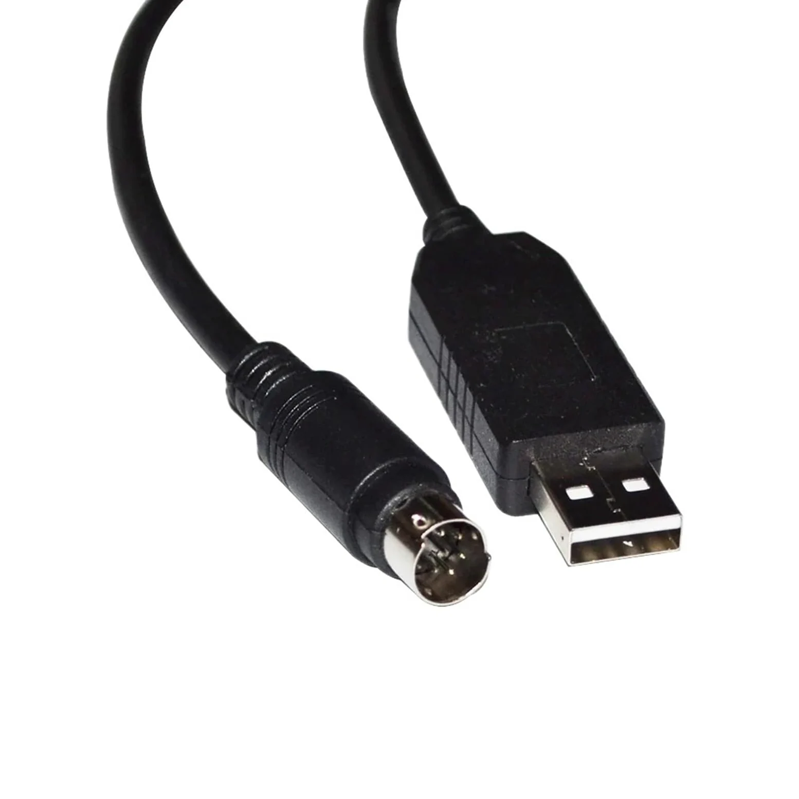 Adaptateur USB vers Mini DIN 8 Broches MD8 mâle FT232RL, câble de Communication série RS232 for Port RAMSA WR-DA7 vers PC(1.8m,USB to MD8 (FT232RL))
