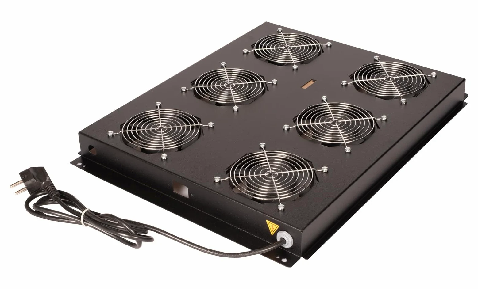 ROLINE Unité de Ventilation de Toit 19 Pouces 6 Ventilateurs, on/Off pour Armoire Serveur Noir