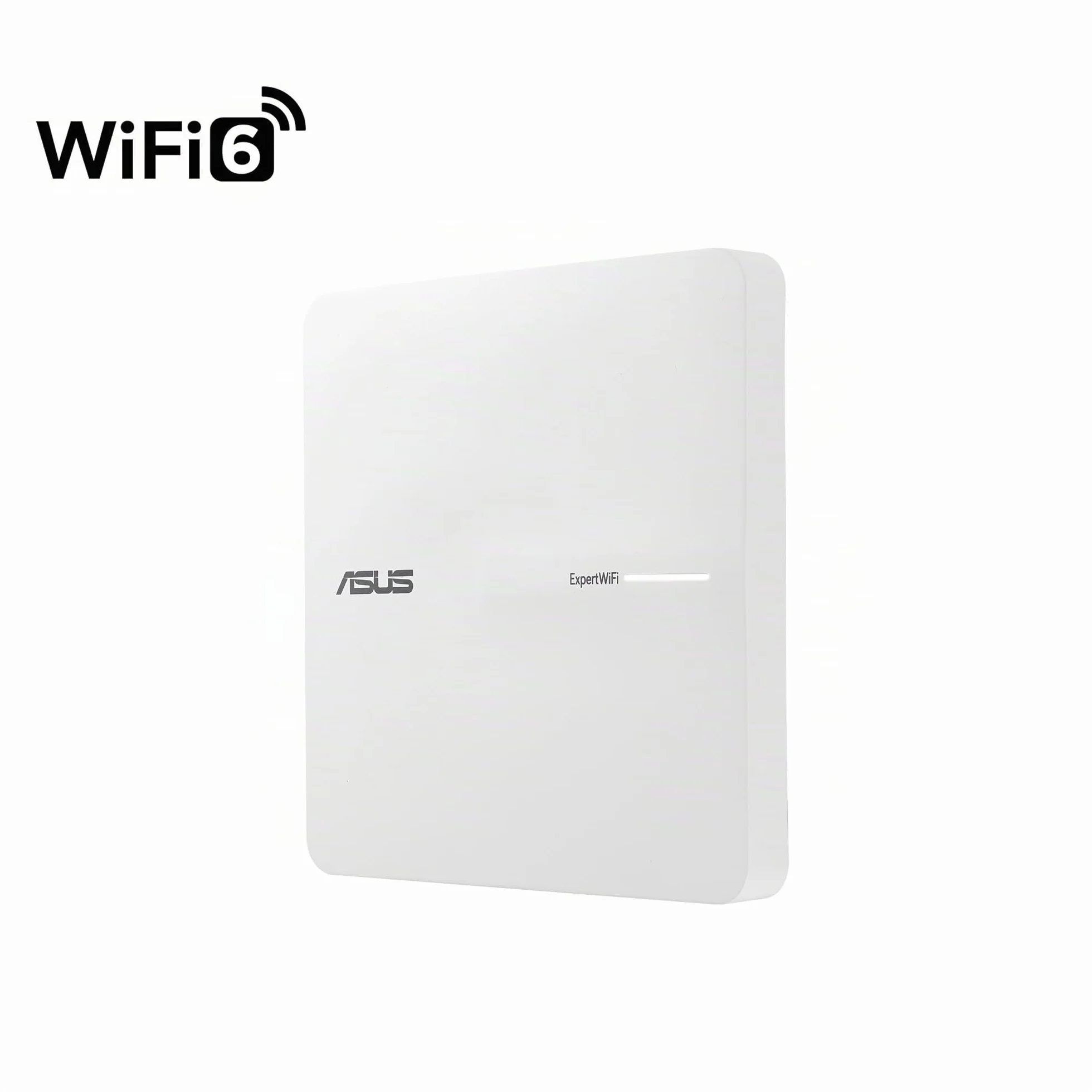 ASUS ExpertWiFi EBA63 (AX3000) - Point d'accès WiFi 6 Bi-Bande - PoE, supporte jusqu'à 5 SSID et VLAN, réseau Auto-défini, Compatible Aimesh, sécurié réseau de Niveau Professionnel
