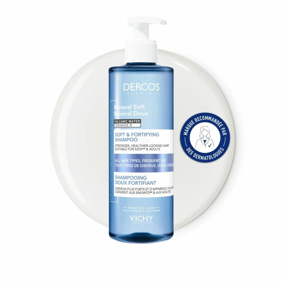 Vichy Dercos Minéral Doux Shampooing Doux Fortifiant 400ml