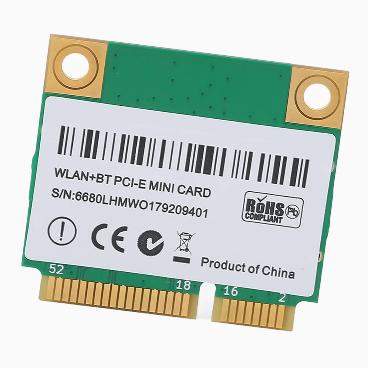 Carte Réseau Interne sans Fil Gigabit Triple Bande AX210 5374M WIFI 6E 5G, MINIPCIE 5.2 BT, Port Mini PCIE, Technologie MU MIMO