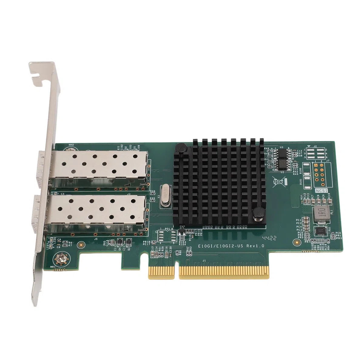Fabater Carte Réseau Gigabit Ethernet PCI-E, Carte Réseau Gigabit Anti-interférence à Double Port pour Ordinateur de Bureau
