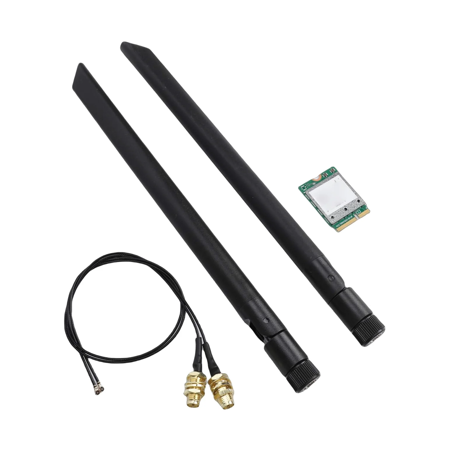 Topiky Carte WiFi 7, Carte Réseau sans Fil pour Ordinateur Portable, Module Adaptateur Réseau Triple Bande 6G/5G/2,4 GHz 5,8 Gbps avec Double Antennes, Prise en Charge 4K QAM pour PC 11
