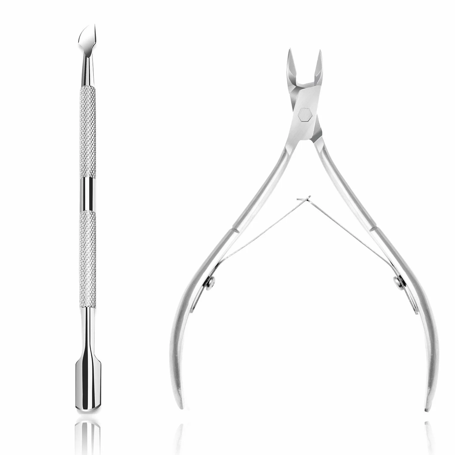Pince à cuticules professionnelle en acier inoxydable pour manucure