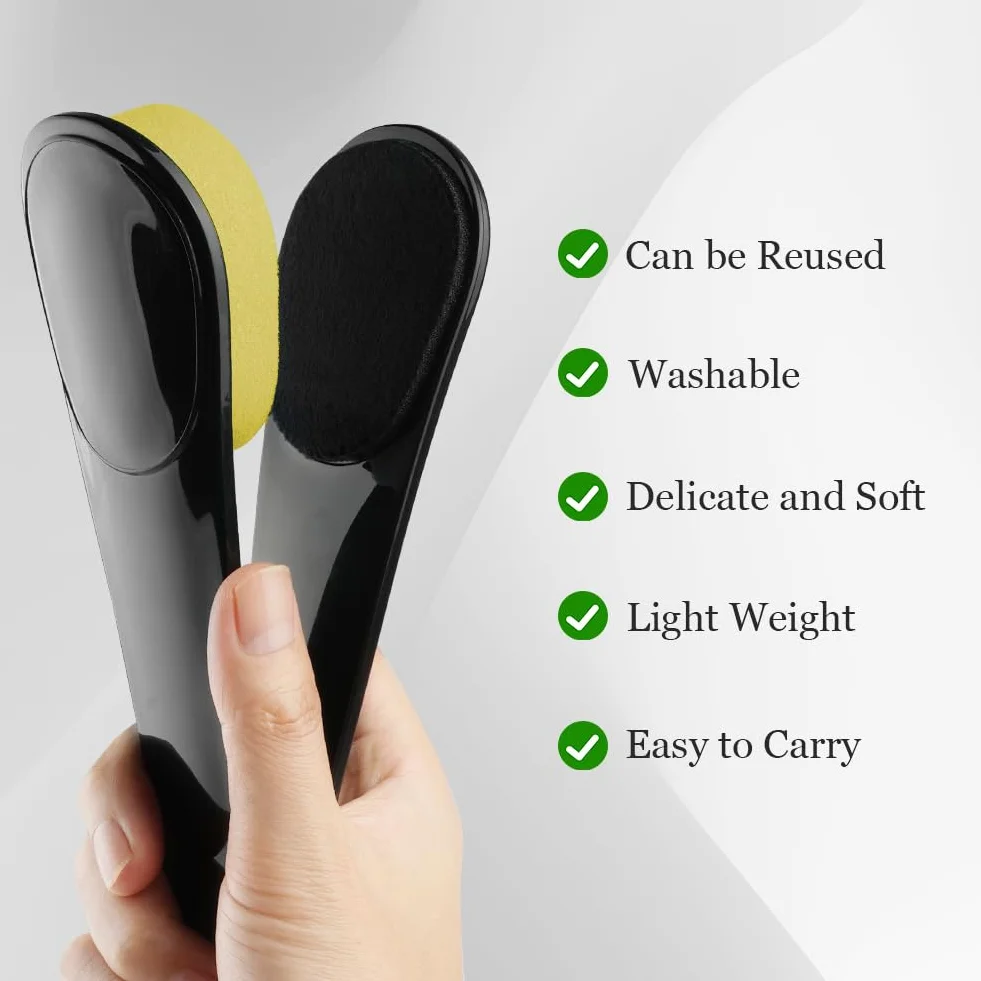 LOPHE Applicateur Dos Autobronzant à Manche Longue pour Femmes et Hommes, Jaune