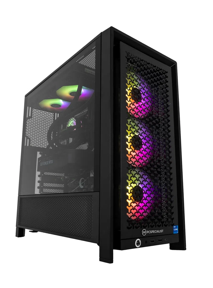 PCSpecialist Pro PC Gamer - Intel Core i7-12700F 2.10 GHz 12-Core, 32 Go RAM, 12 Go GEFORCE RTX 5070, 2 to M.2 SSD, Windows 11