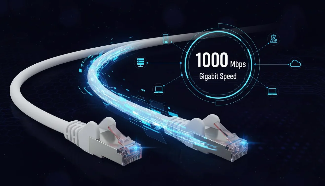 Lot de 5 câbles LAN Cat6 - 10 m - Blanc - Câble réseau Ethernet RJ45 - Câble patch S/FTP PiMF - Double blindage Gigabit 250 MHz - Contacts plaqués or pour routeur, modem, commutateur, PC