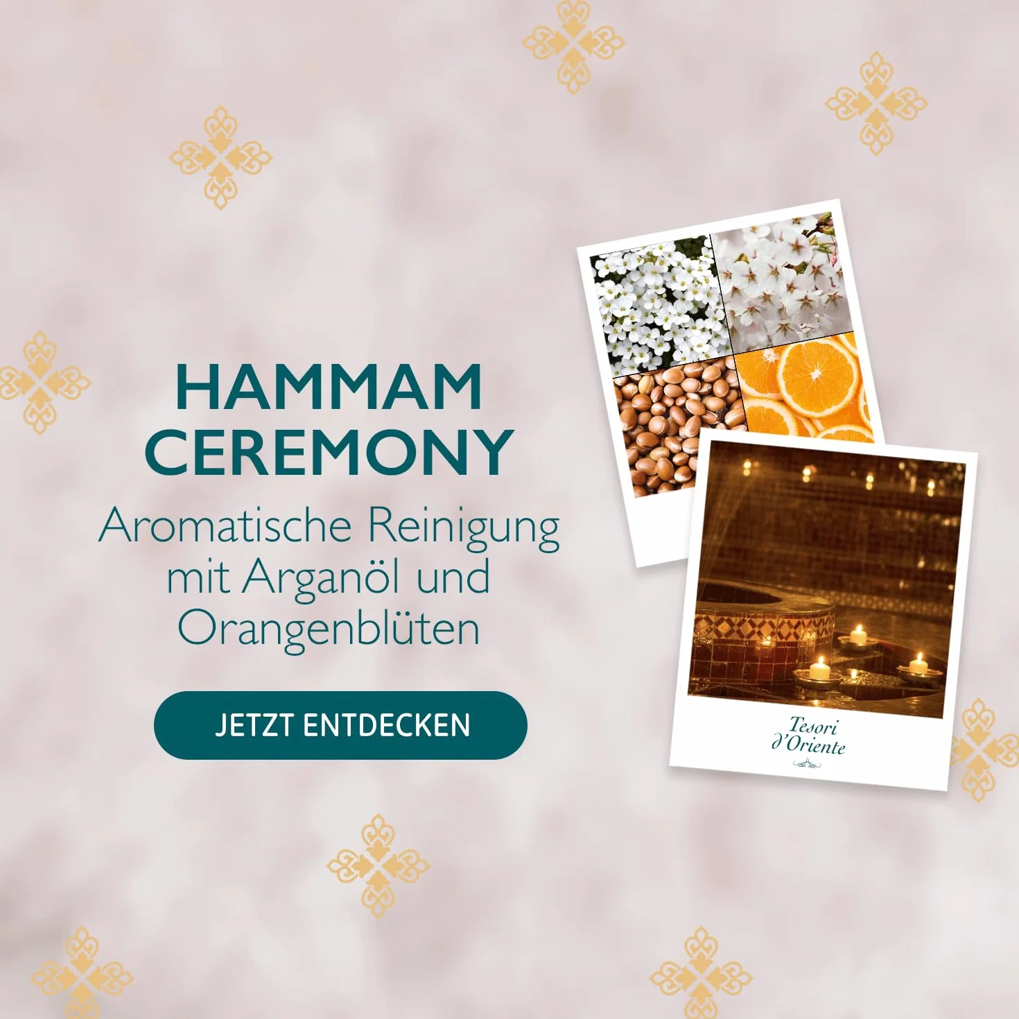 Tesori d'Oriente Cremebad Hammam Bain de bain aromatique huile d'argan fleur d'oranger 500 ml Soin du corps