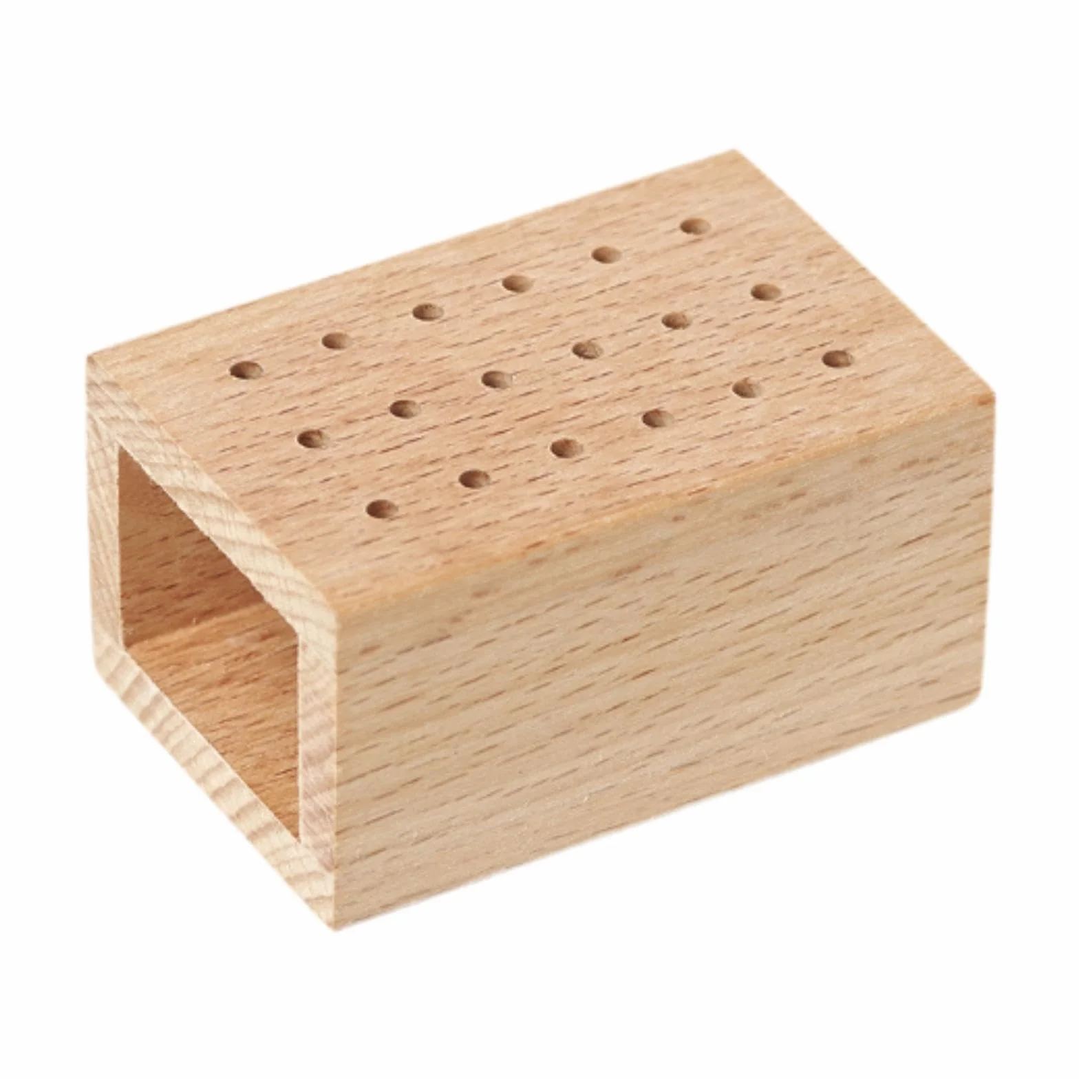 Organisateur d'embouts à ongles en bois, porte-outils manucure, boîte de rangement