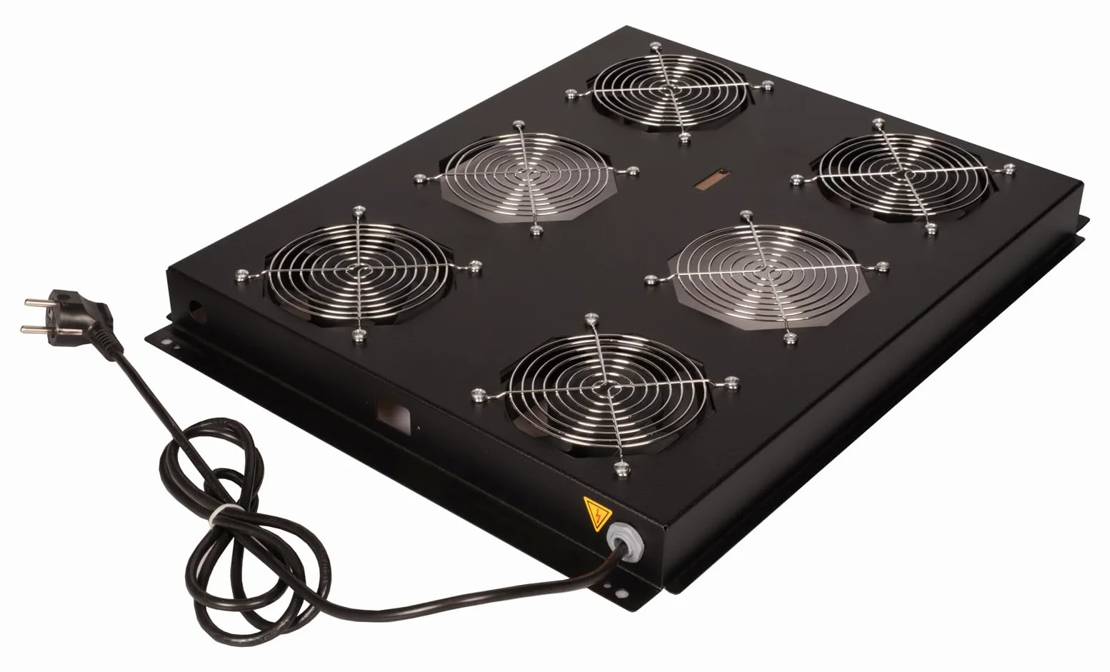 ROLINE Unité de Ventilation de Toit 19 Pouces 4 Ventilateurs, on/Off pour Armoire Serveur Noir