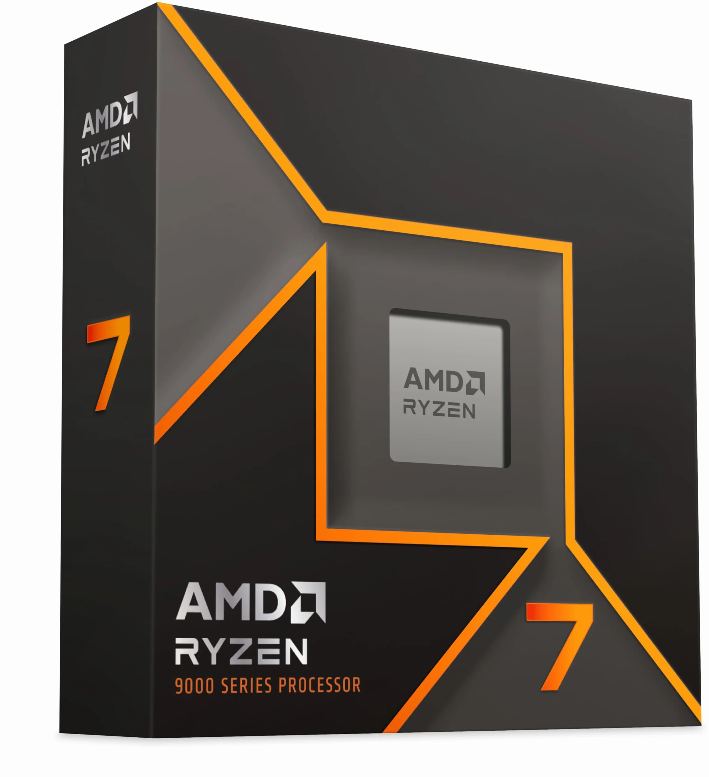 AMD Ryzen 7 9700X Processeur 8 Cœurs 16 Threads 65W DTP Socket AM5 Cache 40Mo 5.5 GHz Boost Pas de Ventilateur