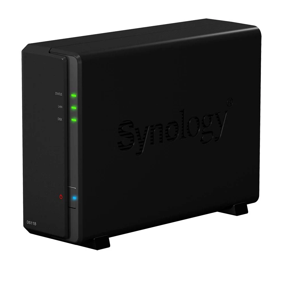 Synology DiskStation DS118 Serveur de Stockage NAS Compact Ethernet/LAN Noir RTD1296