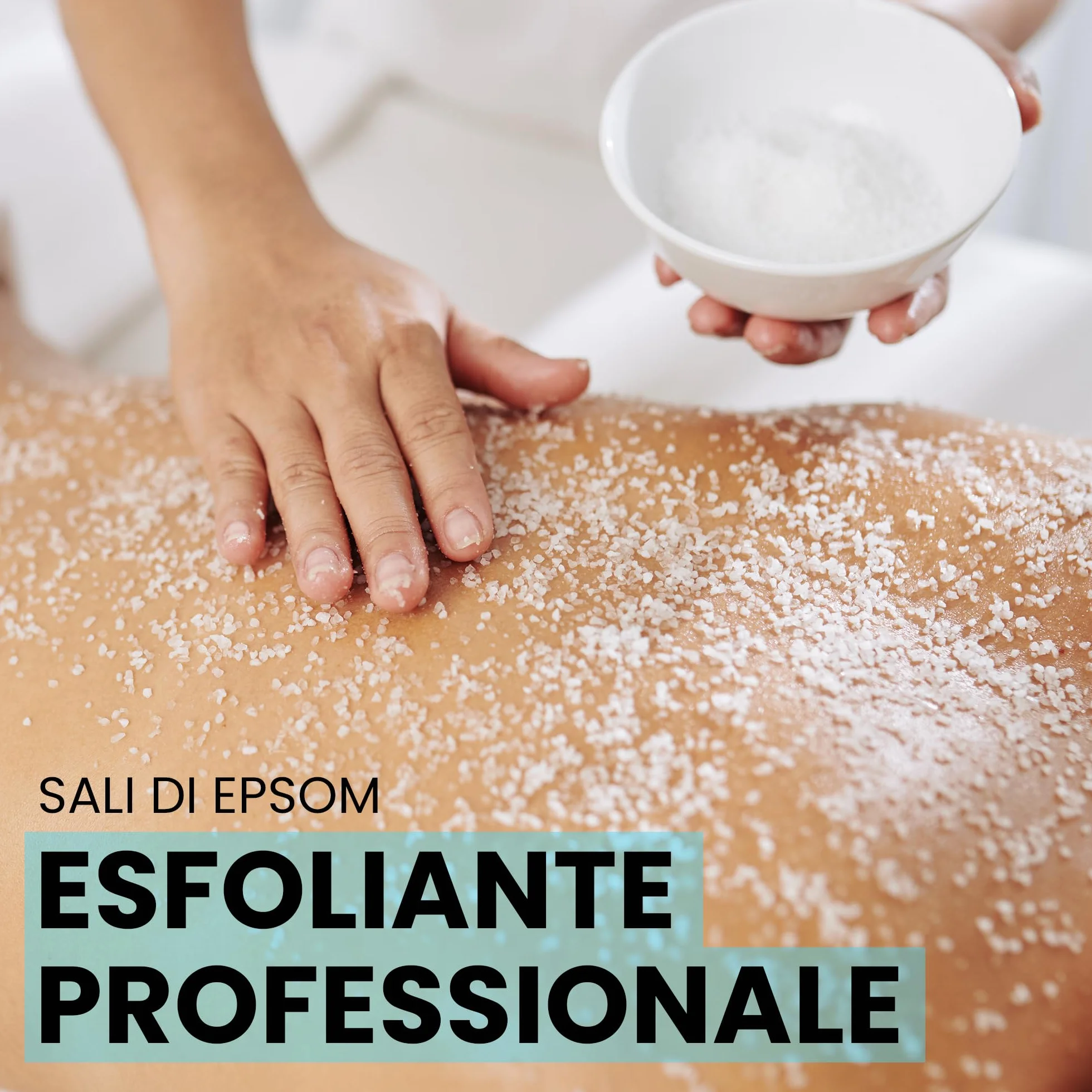 Sels d'Epsom Naturels 2,5 kg pour Bain de Pieds et Gommage
