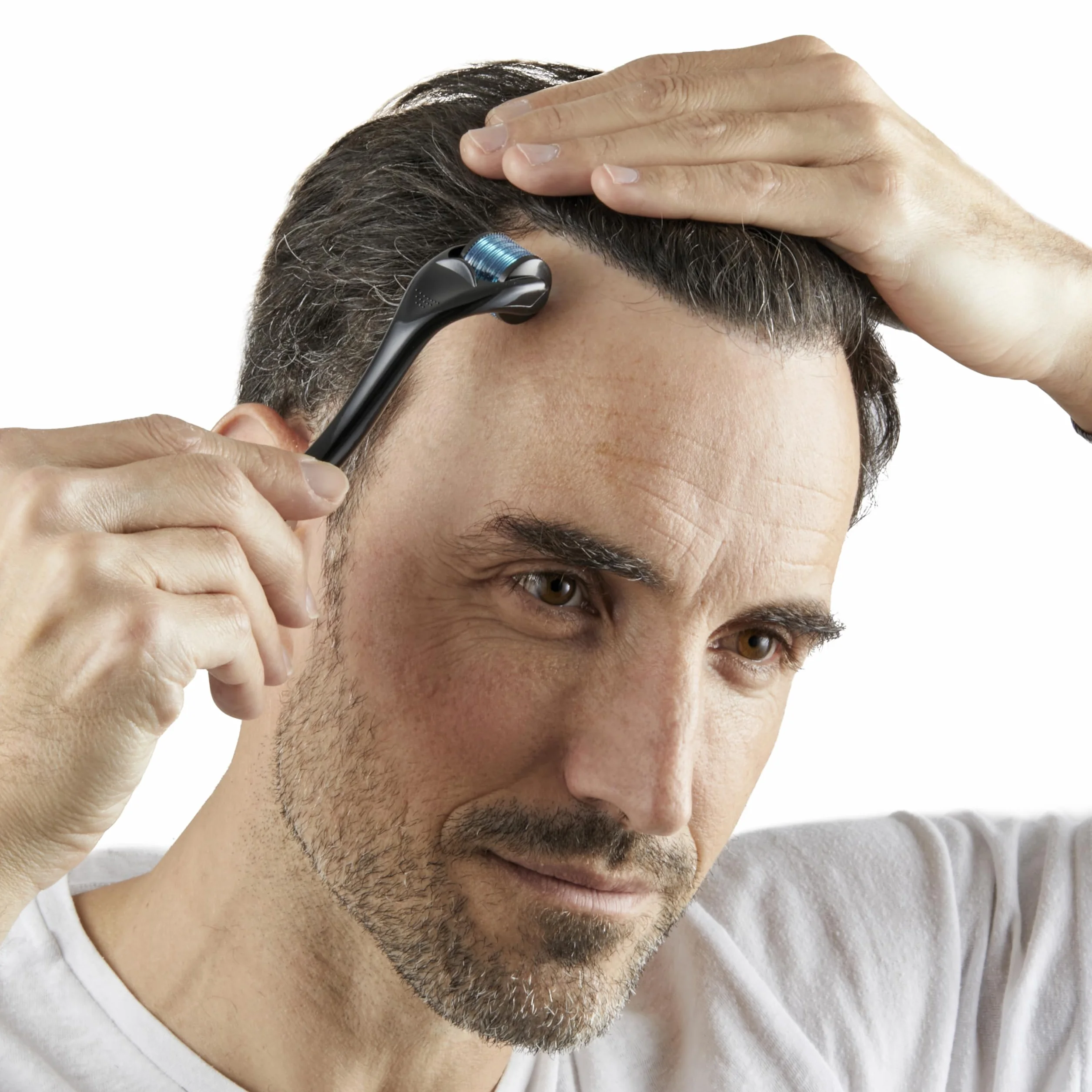 Le Derma Roller Monsieur Cheveux - Acier chirurgical - Lutte contre la perte de cheveux