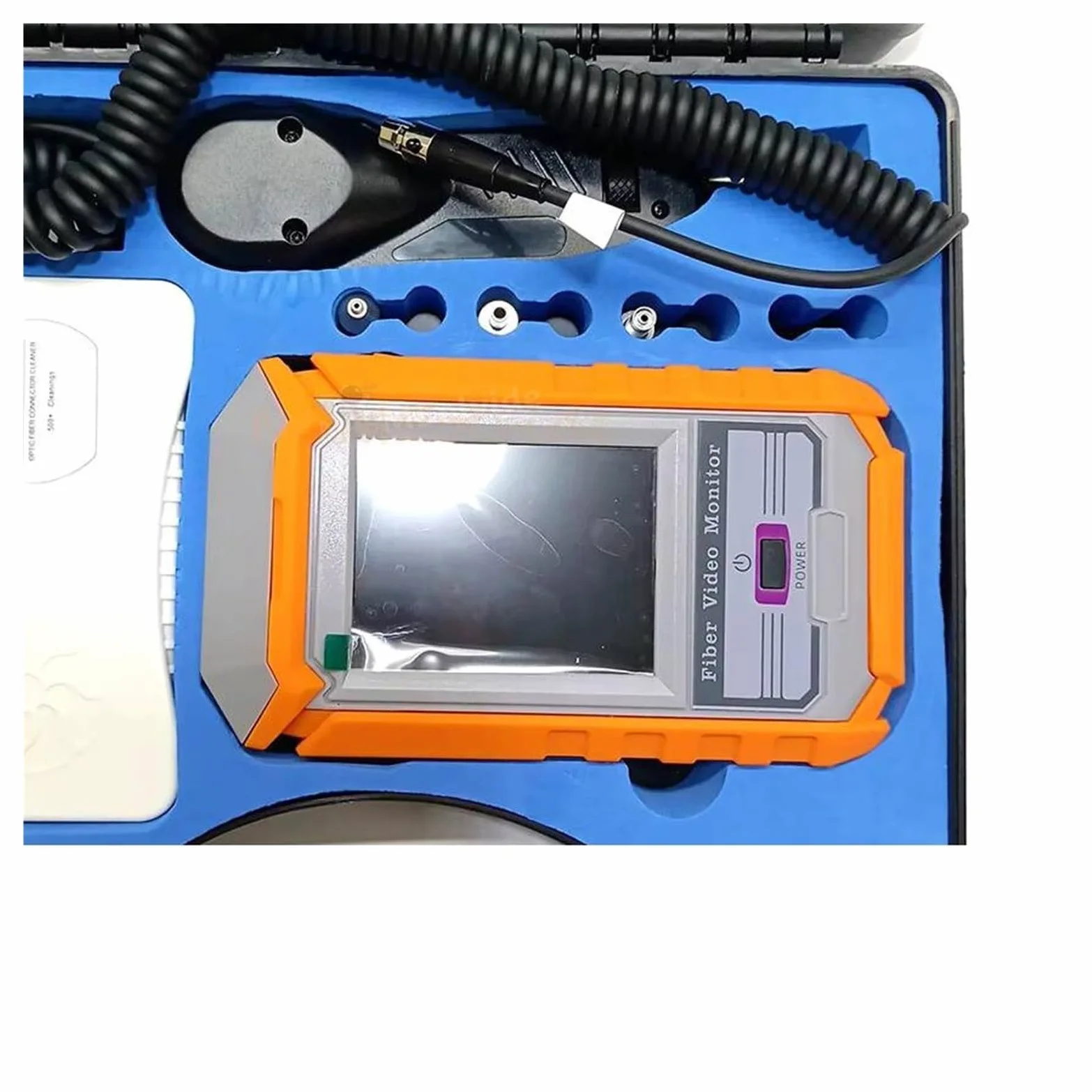 Microscope à sonde vidéo d'inspection FVM-100, détecteur de visage d'extrémité optique, outil de nettoyage optique, connecteur UPC 5 pièces