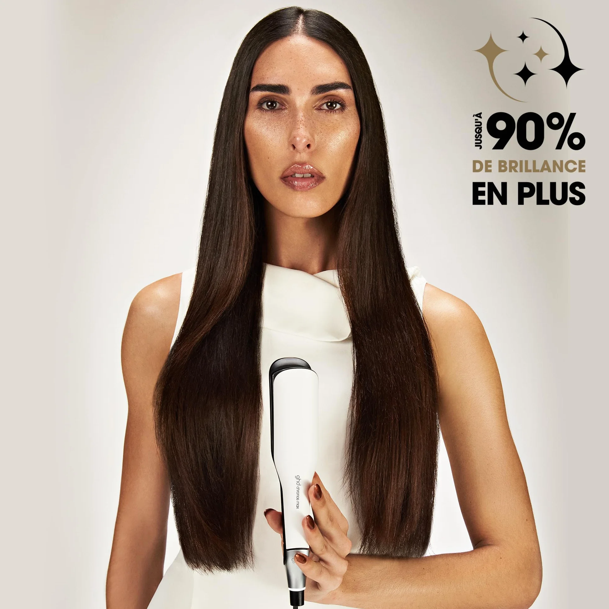 ghd Chronos Max Lisseur cheveux professionnel plaques larges coiffage rapide cheveux longs épais bouclés