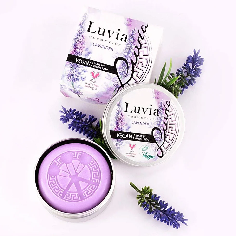 Luvia Nettoyant pour pinceaux de maquillage Savon 100 g XXL