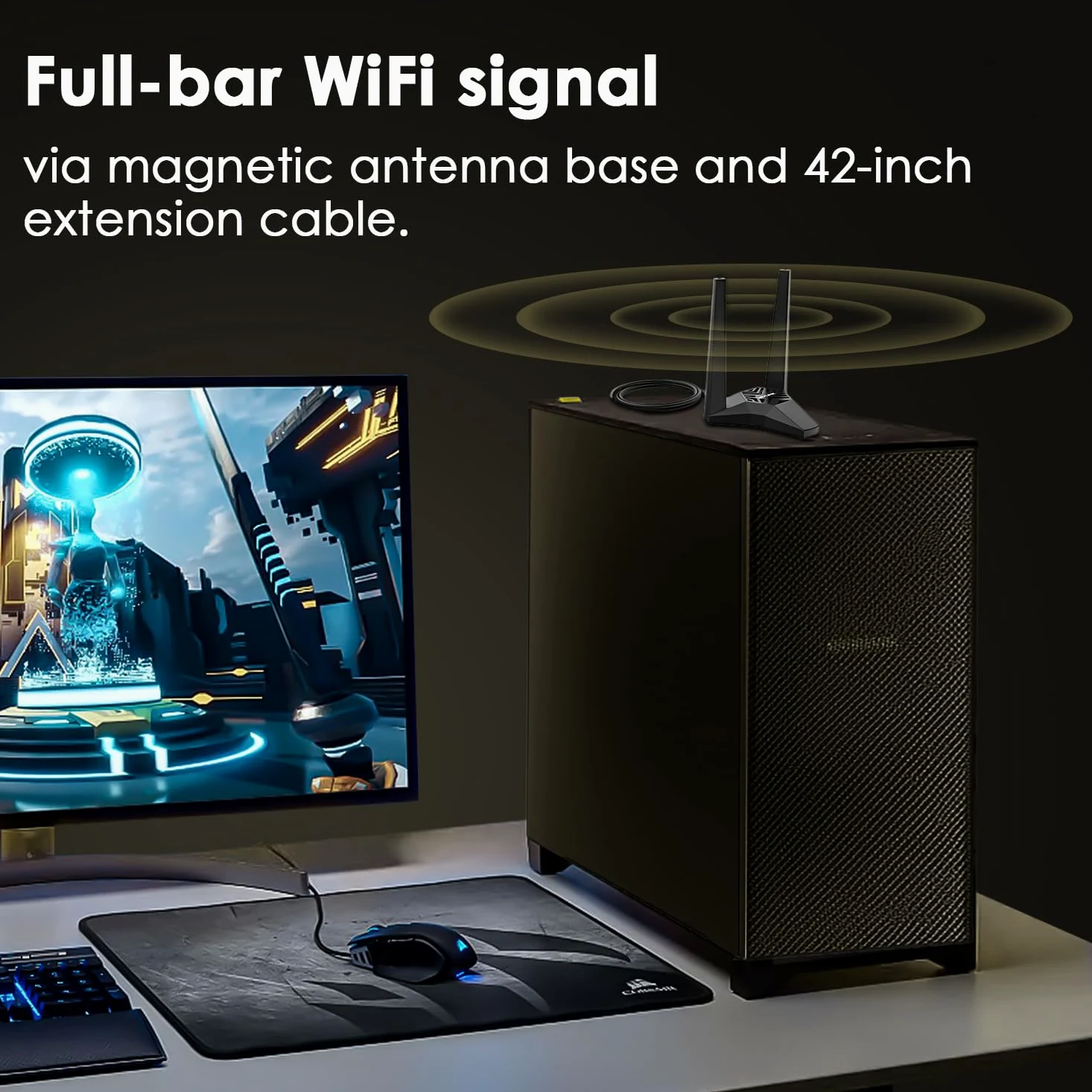 WAVLINK Carte réseau PCIE WiFi 6E AXE5400 avec Bluetooth 5.3