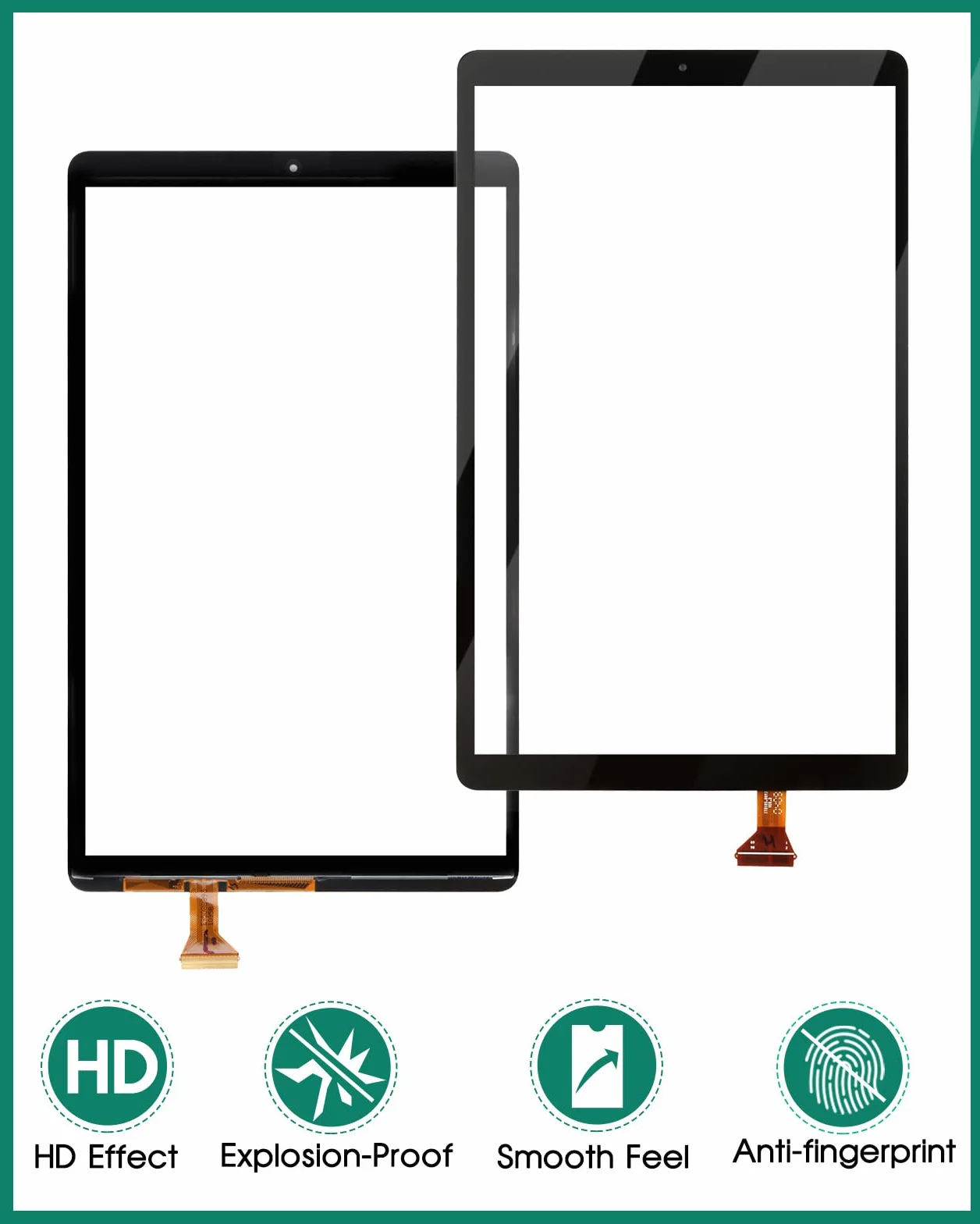 Écran de Remplacement Samsung Galaxy Tab A 10.1 2019 SM-T515 SM-T510 Tactile Numériseur Réparation Noir