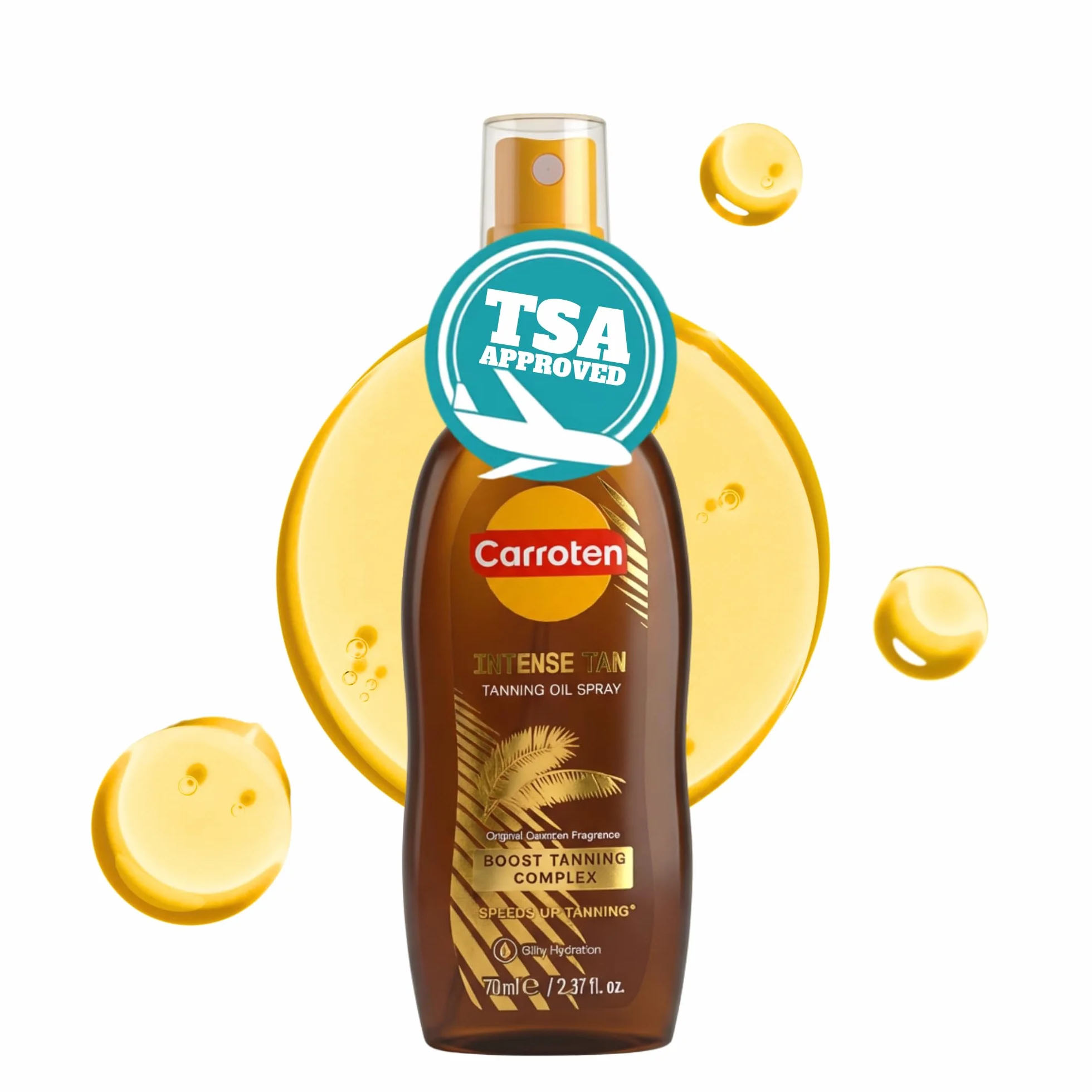 Huile de Bronzage Intense Carroten 70 ml SPF0 avec Vitamines A & E