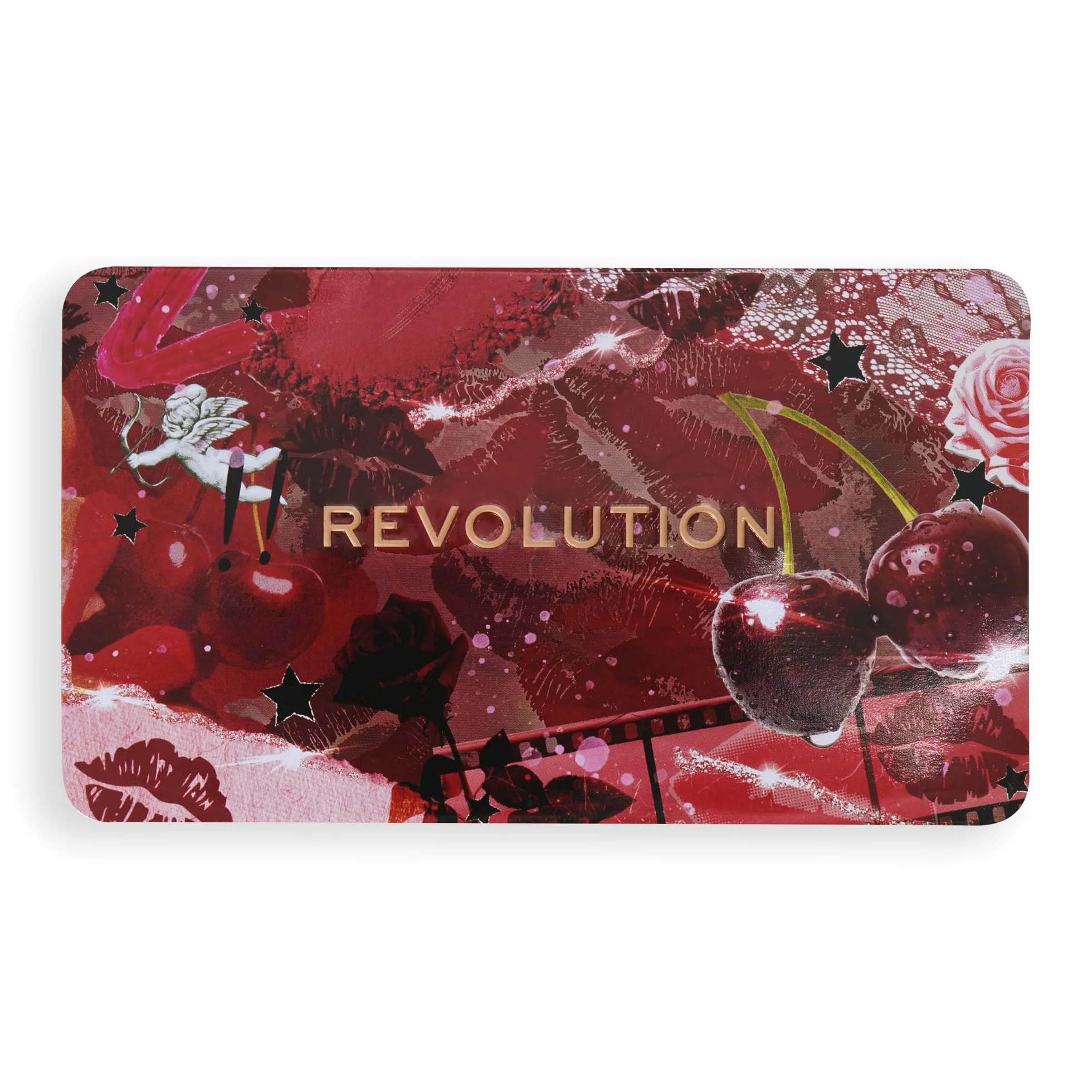 Palette de Fards à Paupières Forever Flawless 18 Teintes Pigmentées Mattes & Irisées Végan Sans Cruauté Cherry Rebel