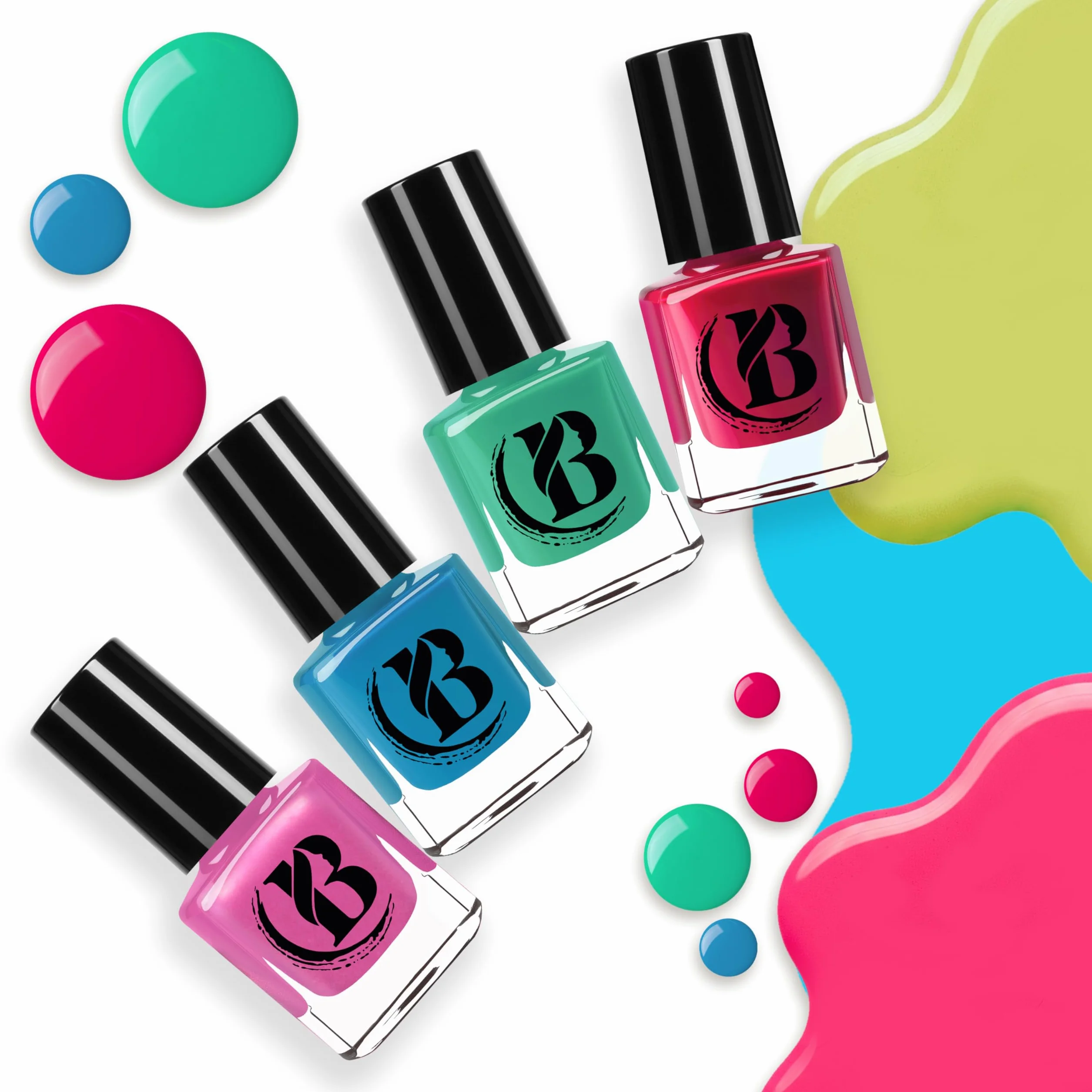Vernis À Ongles Set 48 Couleurs + 2 Autocollants Pour Ongles