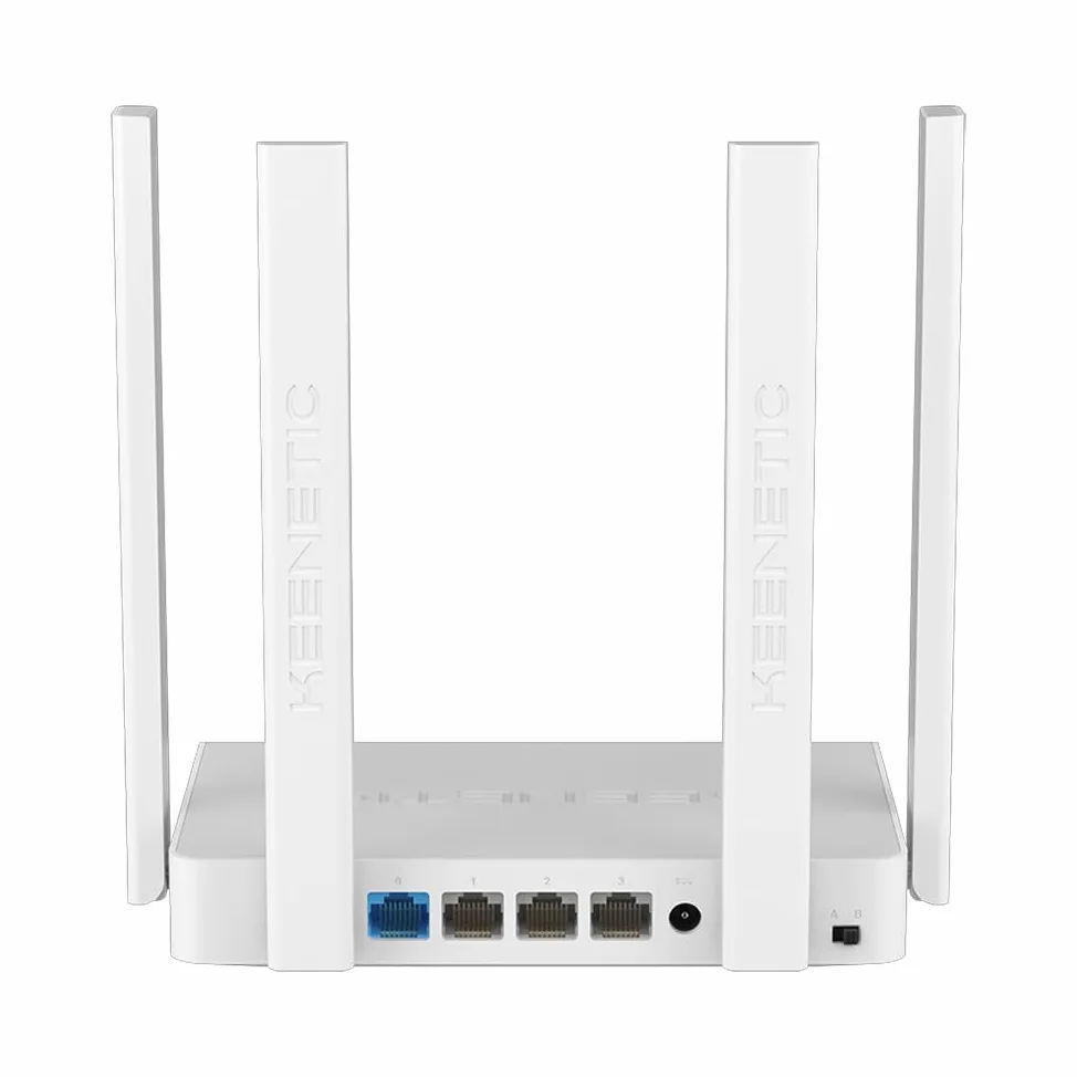 Keenetic Speedster AC1200 Routeur Wi-Fi Mesh Fiber, extension de portée, point d'accès, 4X1GBIT/S, KN-3013
