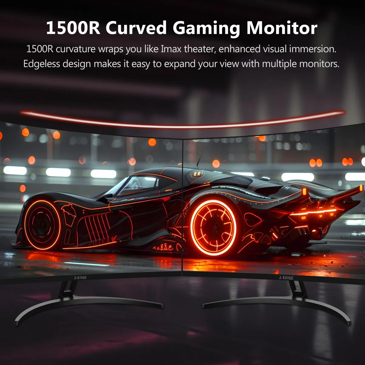 Z-Edge Ecran Pc Gamer Incurvé 32" 240Hz FHD 1500R 1ms FreeSync Grand Écran