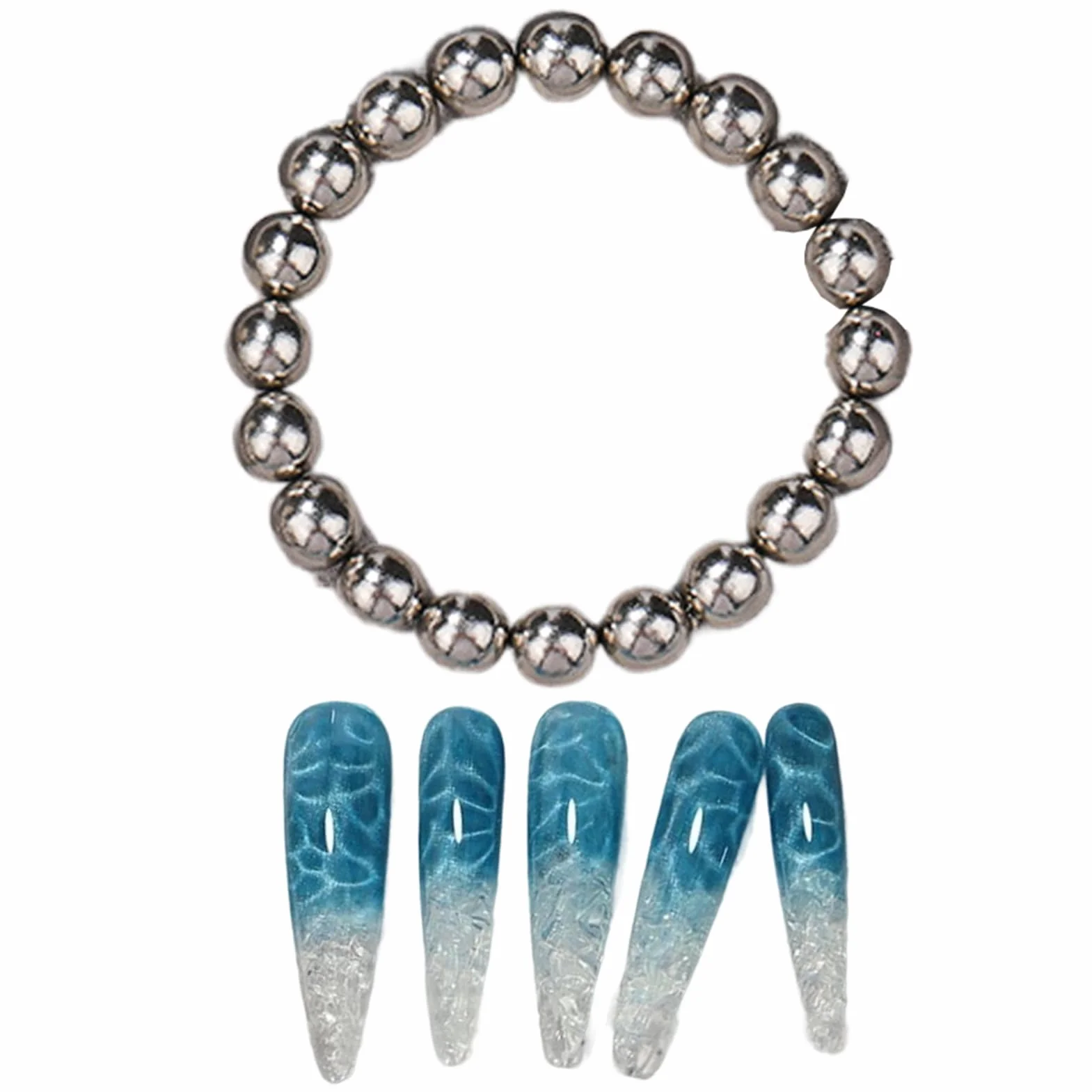 Aimant à ongles magnétique 5 mm, outil multifonction gel pour manucure art, perles polonaises design balle
