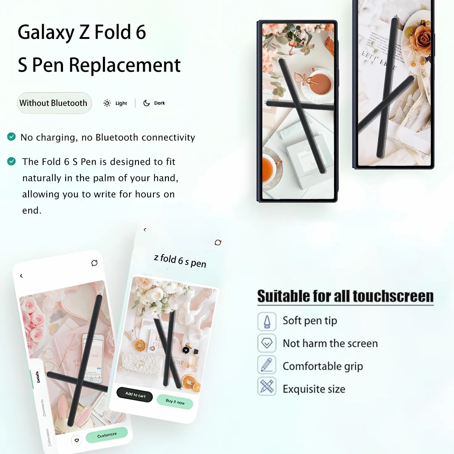 Galaxy Z Fold6 S Pen Fold Edition Noir Compatible