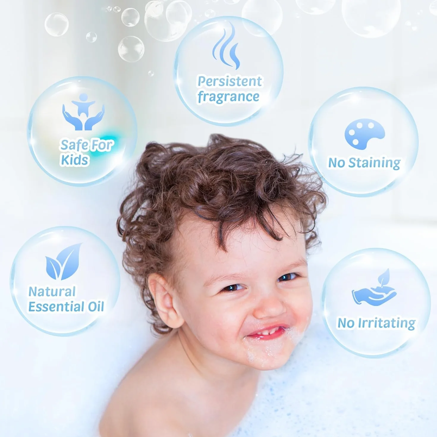 Bombes de bain pour enfants 24 pièces phosphorescentes naturelles et biologiques