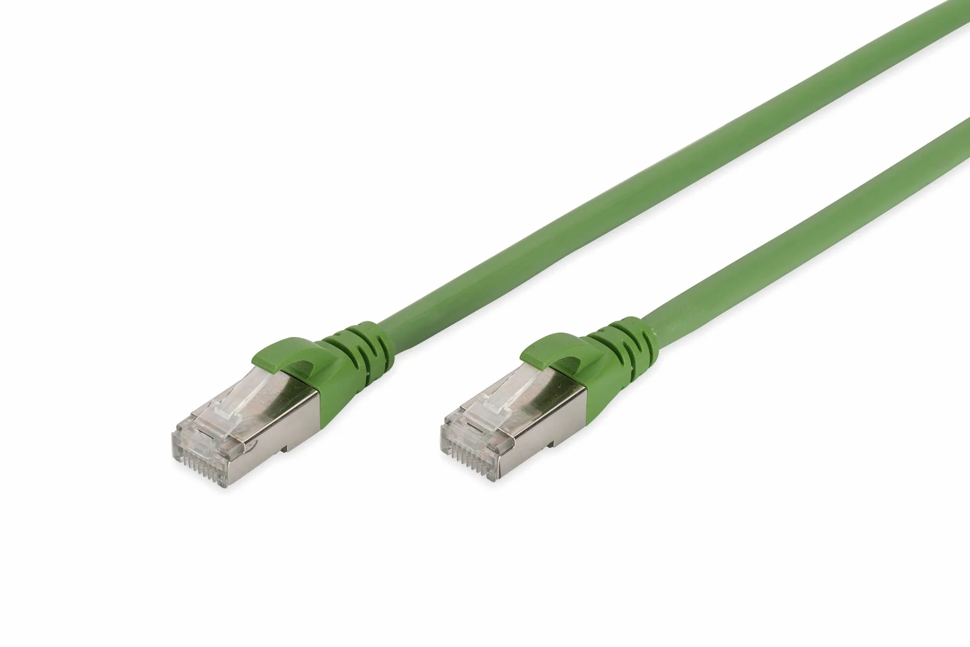 DIGITUS Câble LAN Cat 6A – 20 m – gaine extérieure en PUR – blindé S/FTP | Résistant à l'huile et aux UV – 10 Gbit/s – PoE++ – Compatible Cat 7 et Cat 6 – Câble réseau RJ45 – Vert