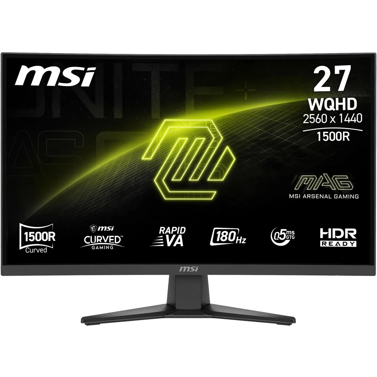 MSI MAG 275CQF E18 Écran Gaming incurvé 27" WQHD
