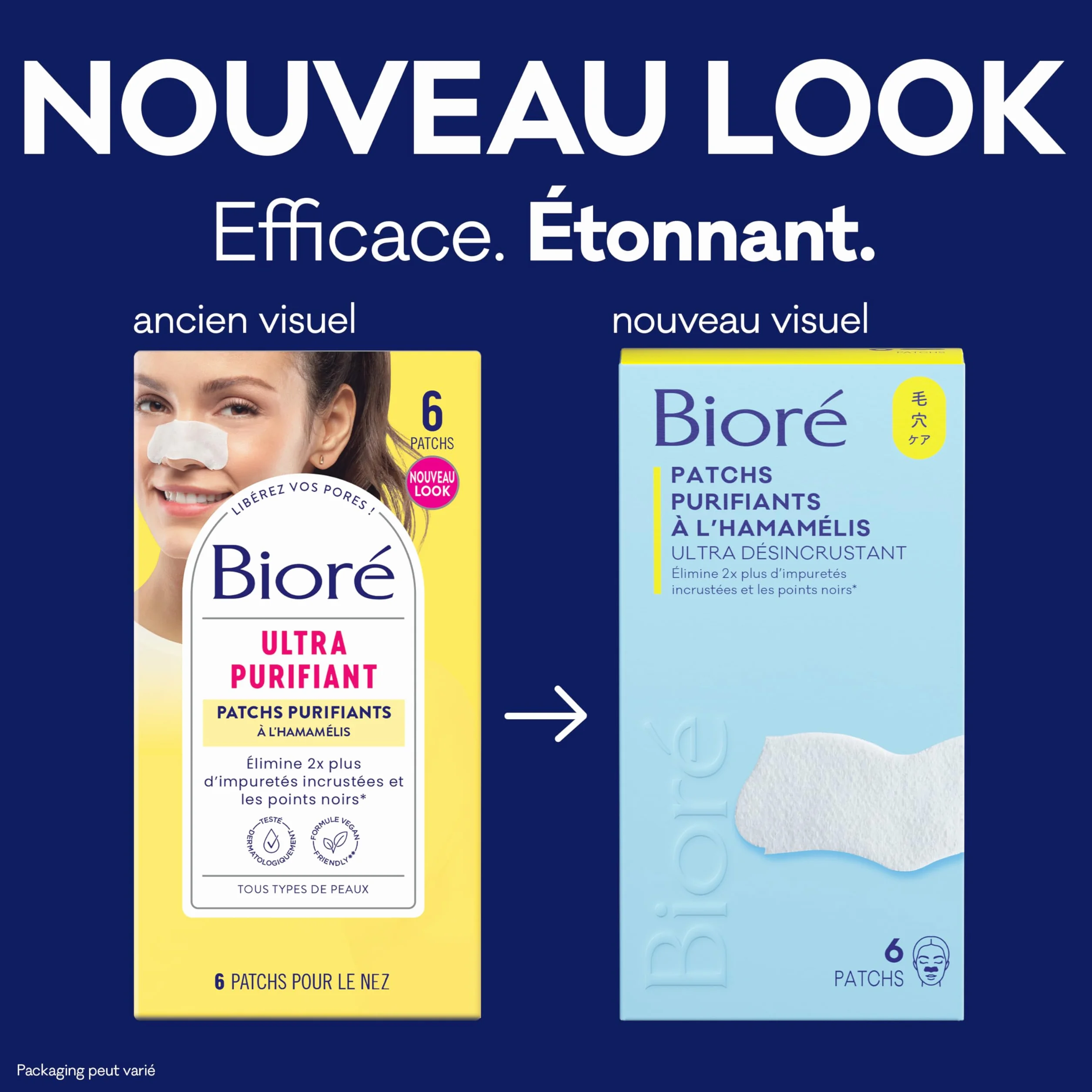 Biore Patchs Ultra Purifiants à l'Hamamélis