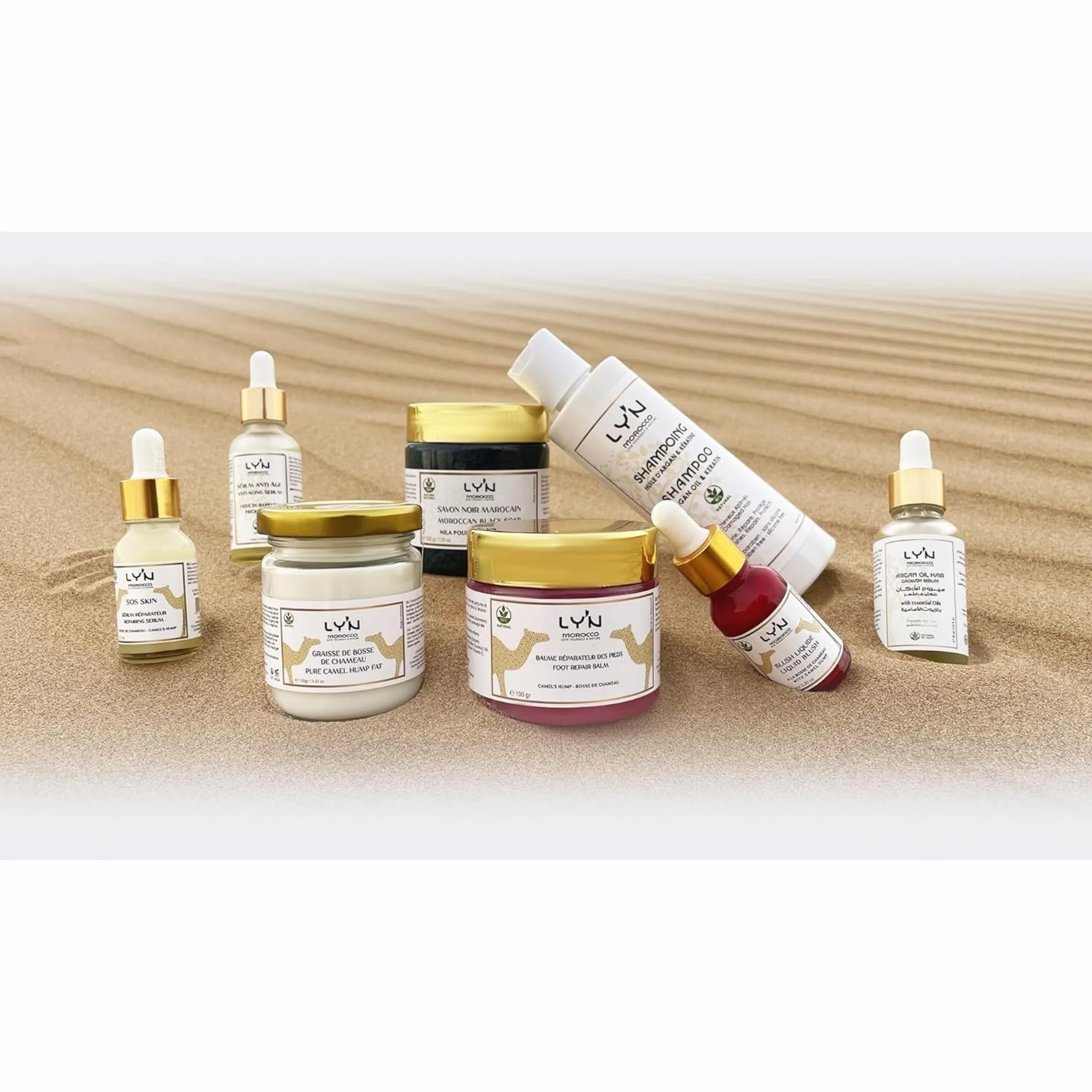 LY'N MOROCCO Gommage Pieds Exfoliant Bosse de Chameau Sel Marin 200 Gr Peeling Pied Soin des Pieds