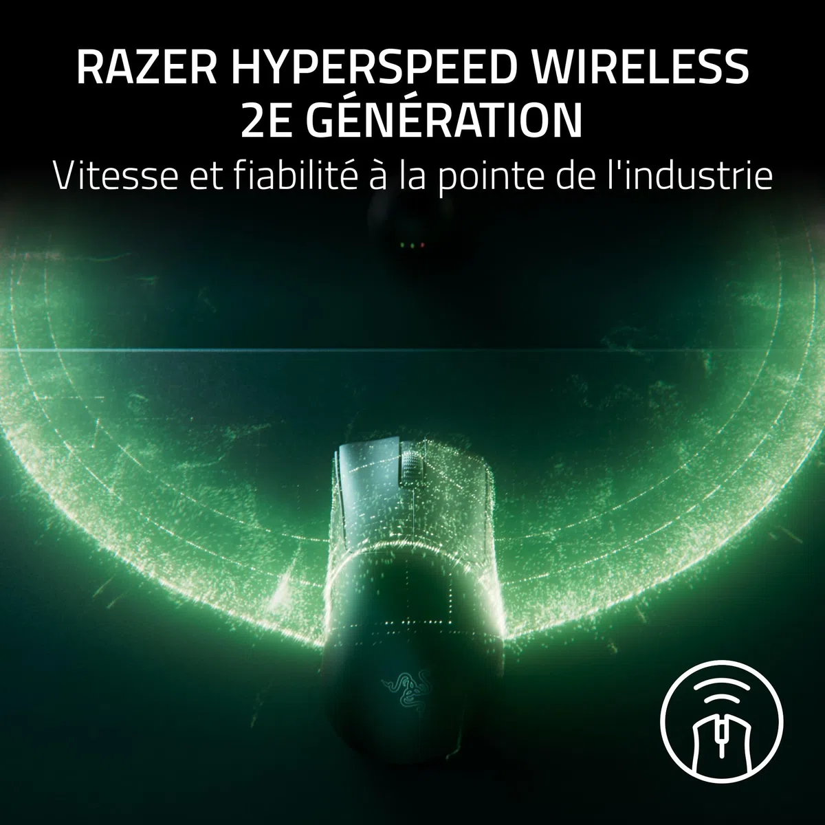 Razer DeathAdder V4 Pro NIKO Edition - Souris Esport sans Fil Ergonomique ultralégère - 57 g - 2,4 GHz Hyperspeed - Focus Pro 45K Sensor - 8K Hz Polling - Switches optiques Gen-4 - PC/Mac | NIKO