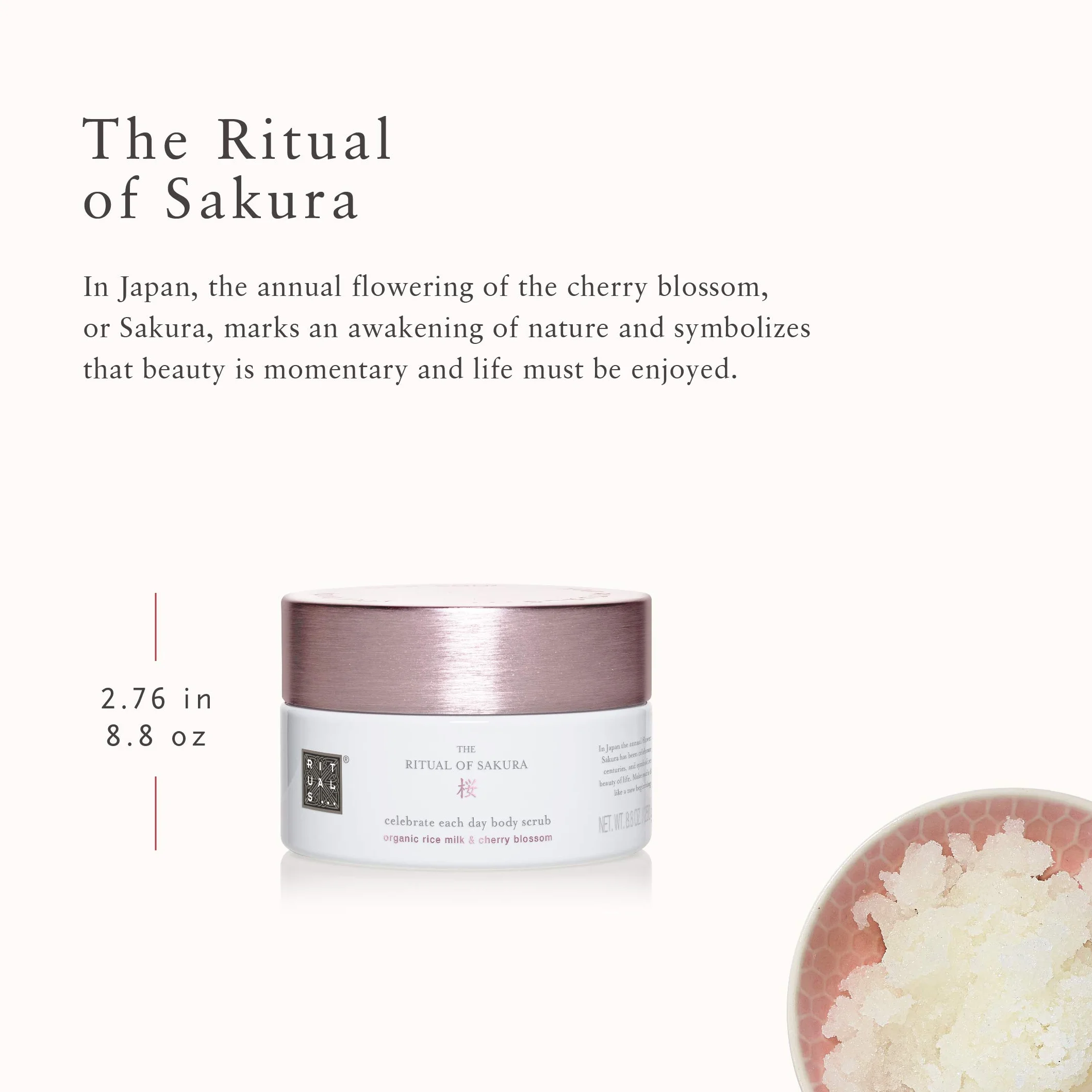 THE RITUAL OF SAKURA body scrub 250 gr