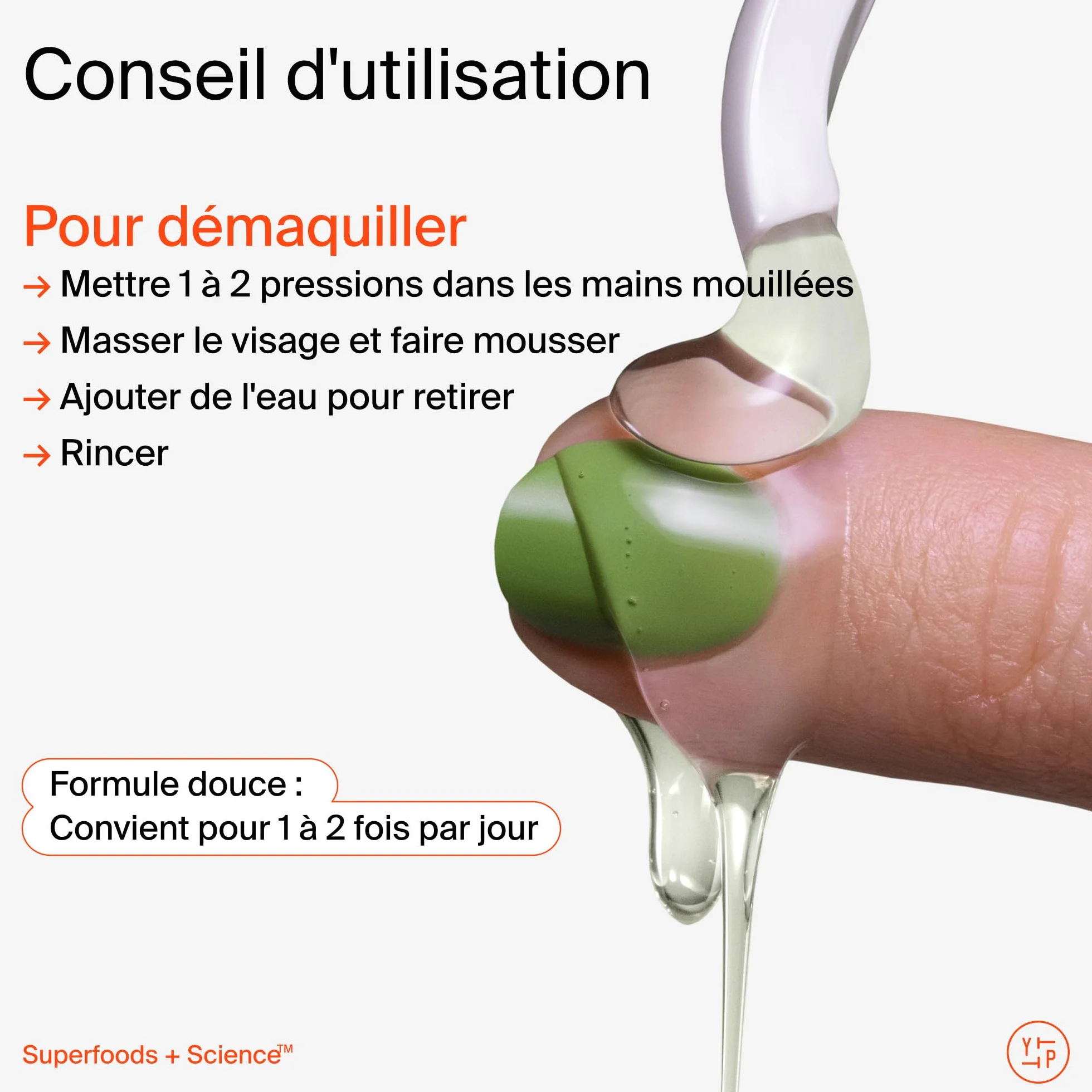 Youth To The People Superfood Cleanser Nettoyant Visage Enrichi en Chou Kale Thé Vert Épinards pH Équilibré 59 ml